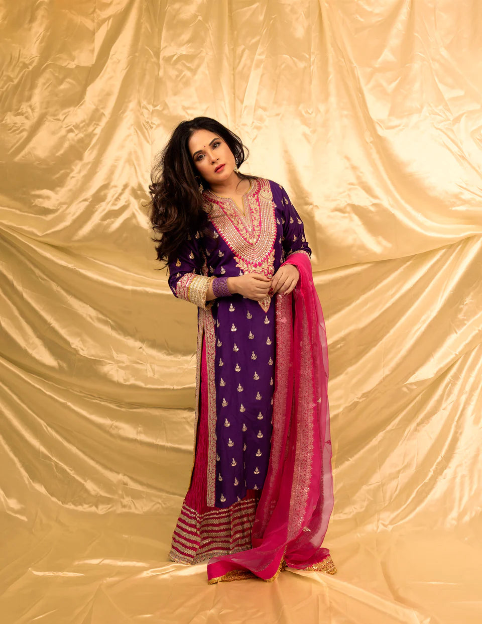 Richa Chadda in Fitoor Sharara Set