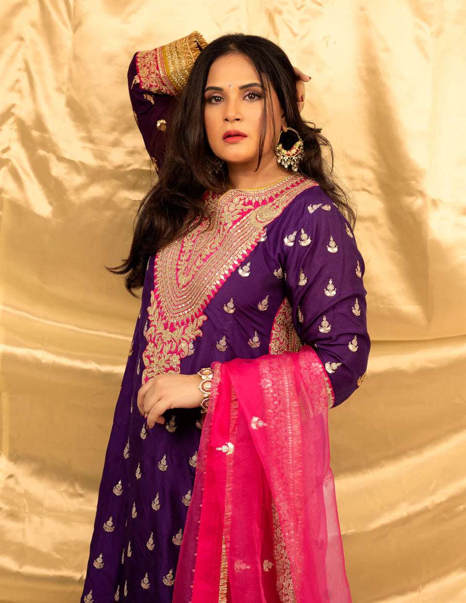 Richa Chadda in Fitoor Sharara Set