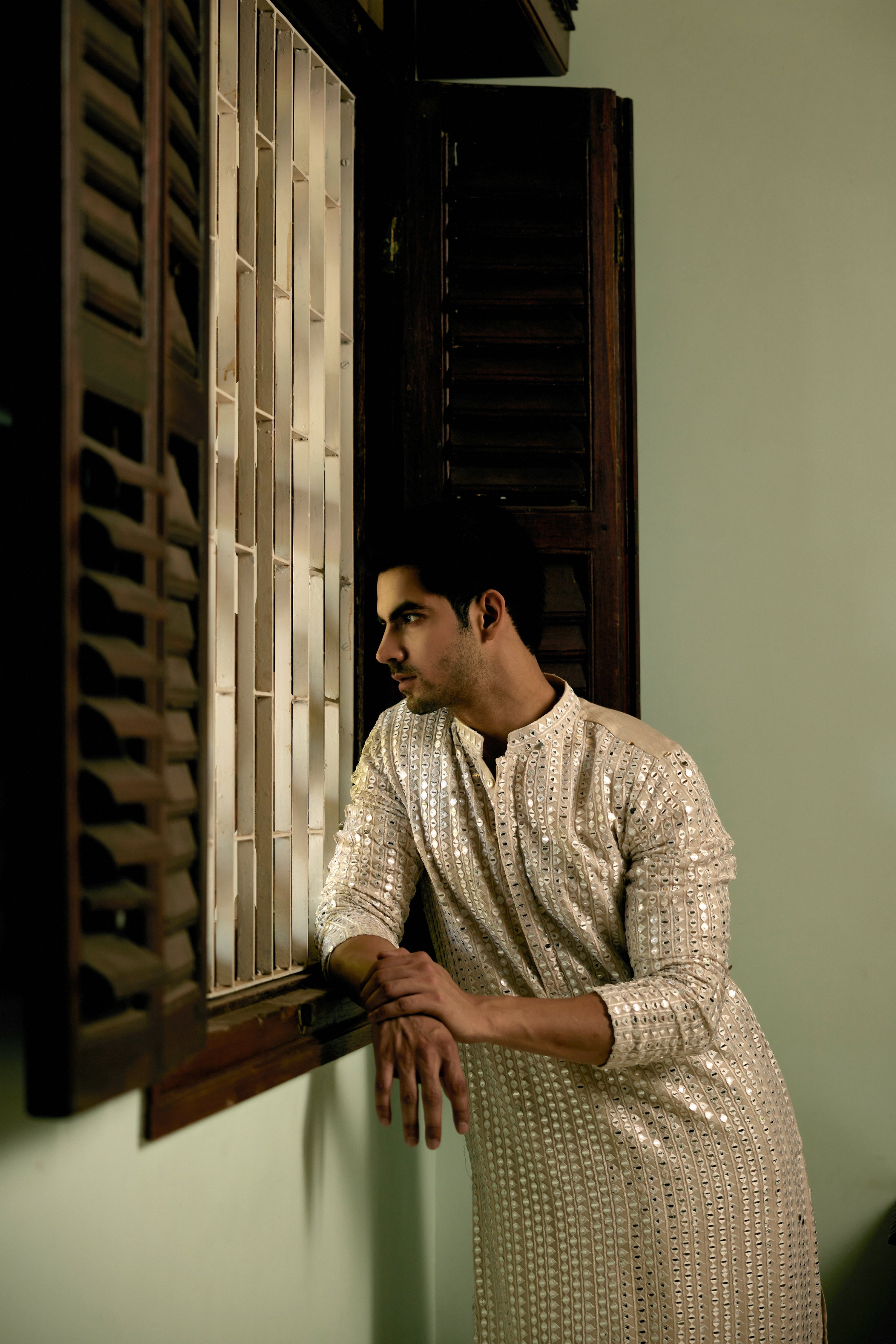 YASIR KURTA (SOFT BEIGE)