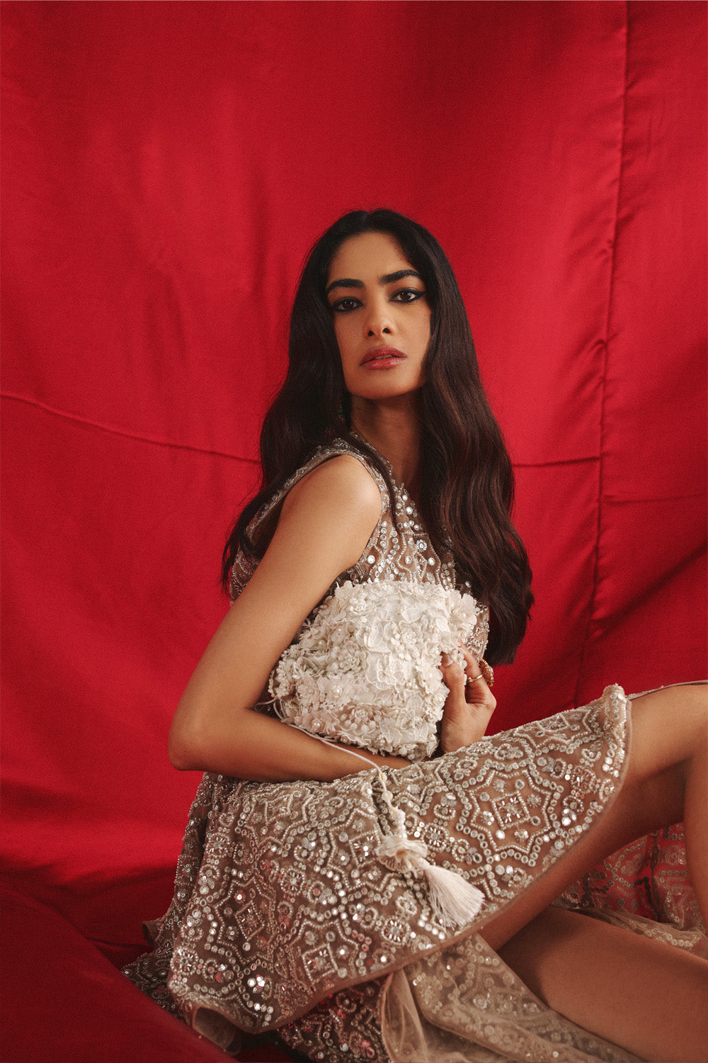 PEPLUM TOP WITH SLIT AT BACK