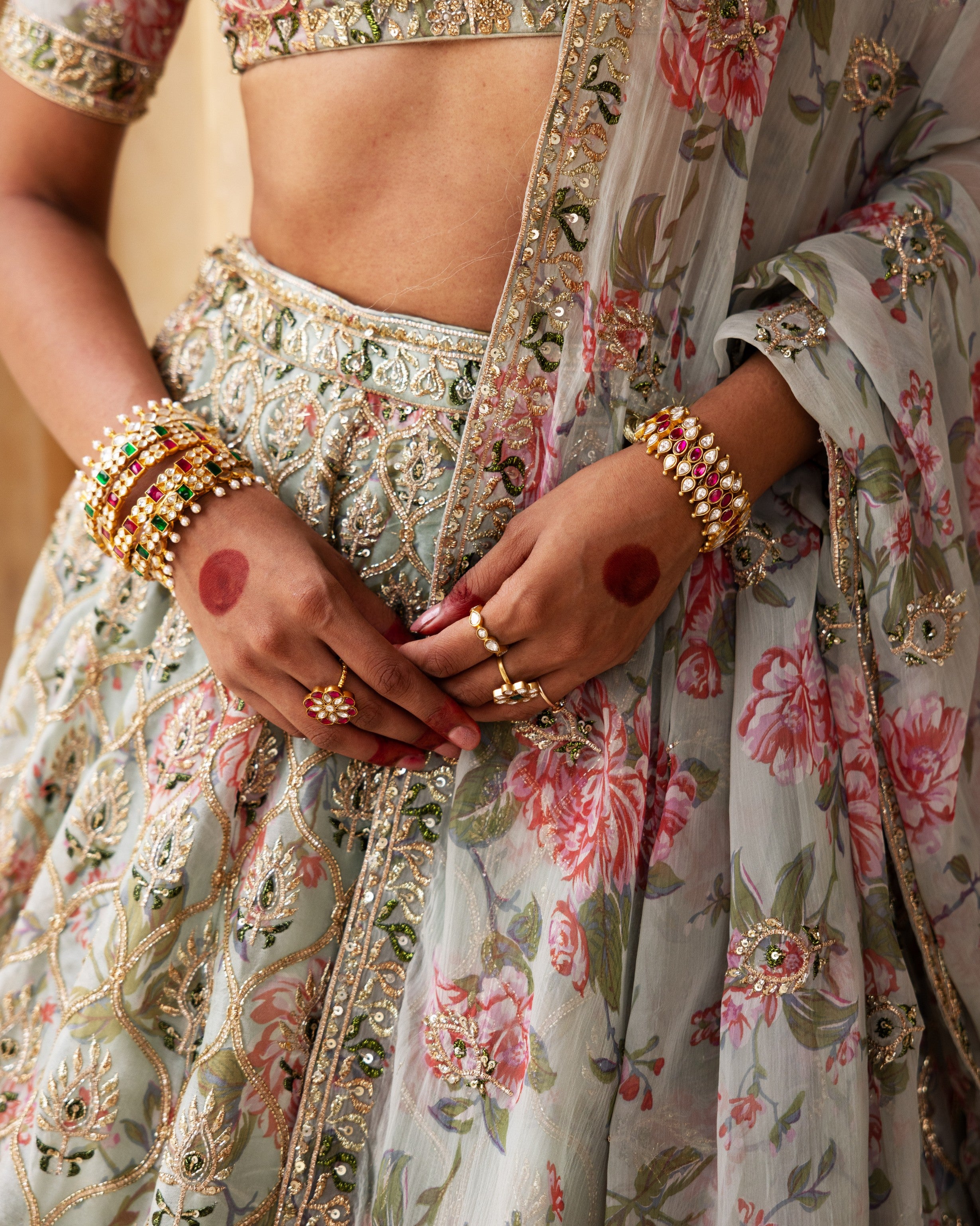 Glistening Garden Lehenga