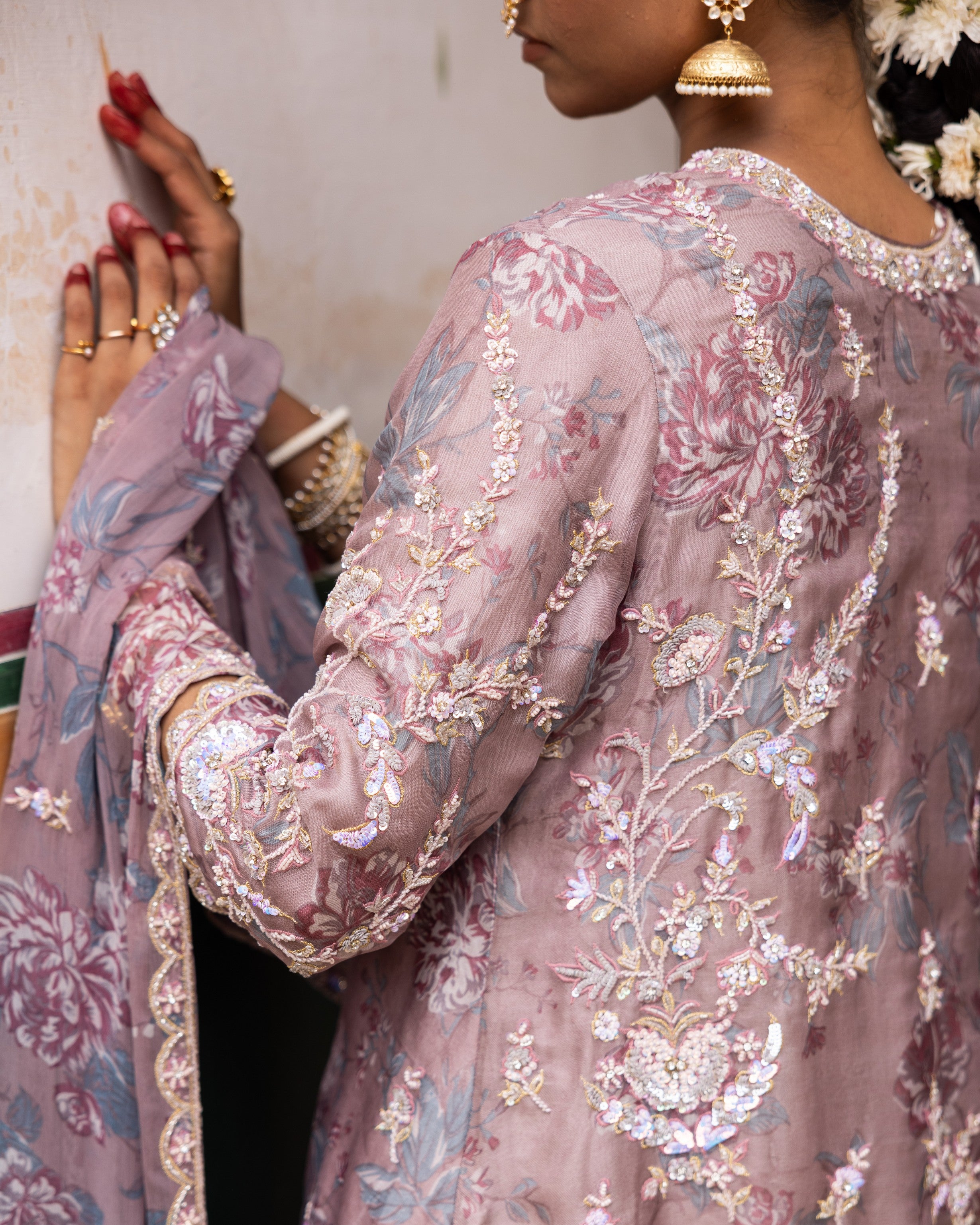 Ethereal Organza Layers Sharara Set