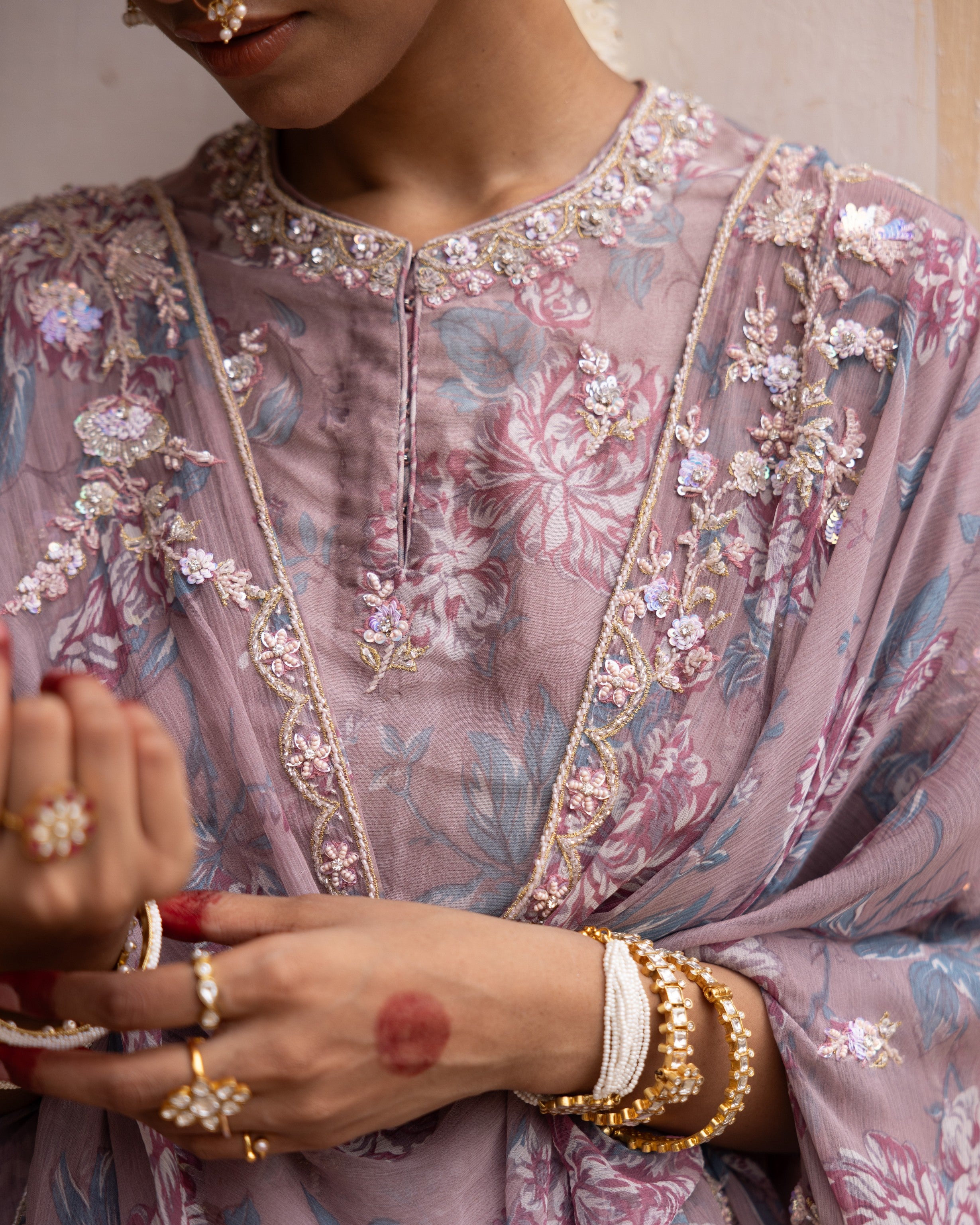 Ethereal Organza Layers Sharara Set