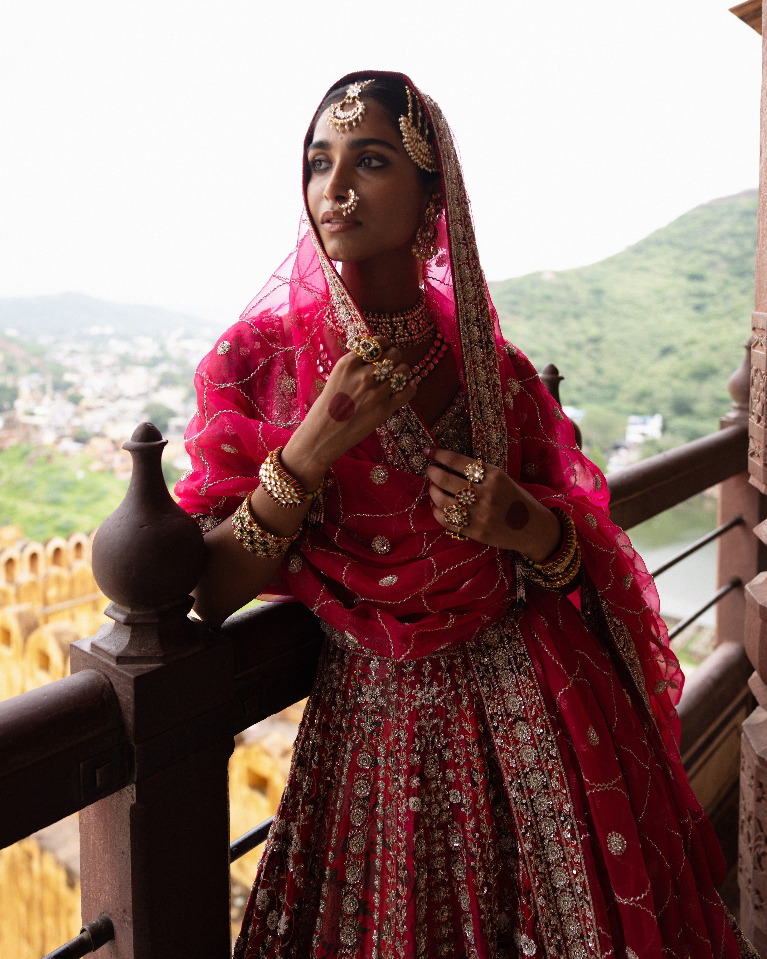Empress Red Bridal Lehenga
