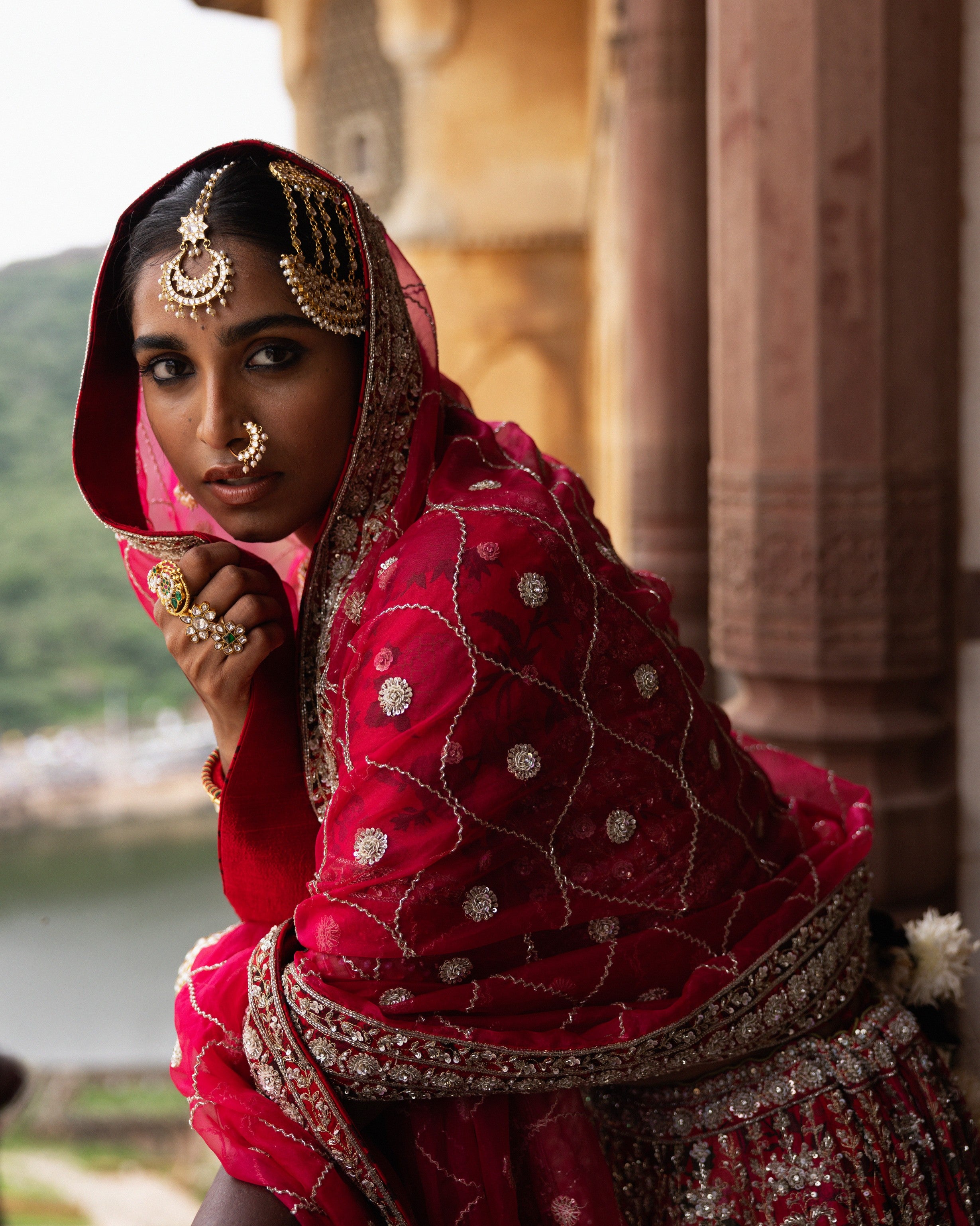 Empress Red Bridal Lehenga