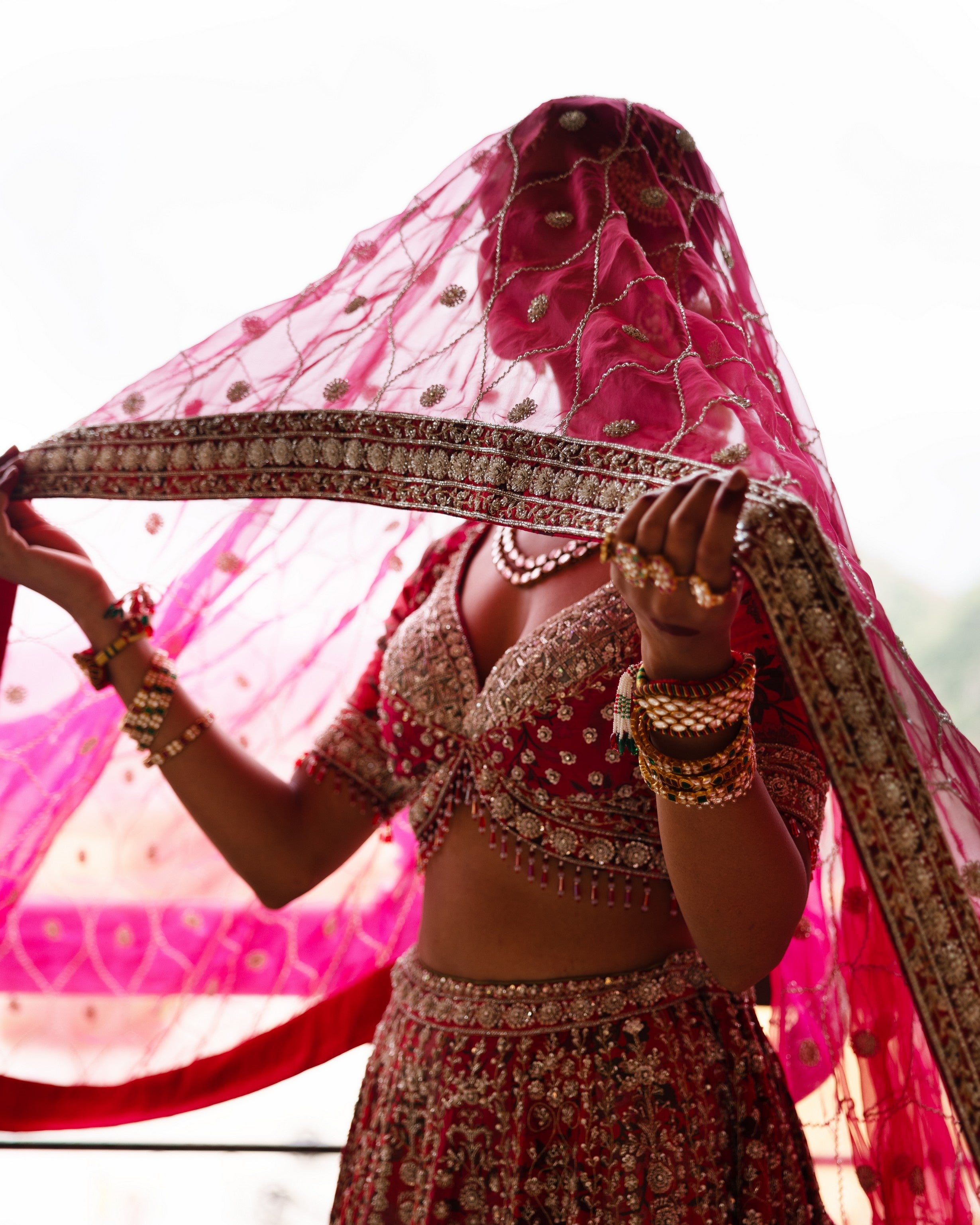 Empress Red Bridal Lehenga