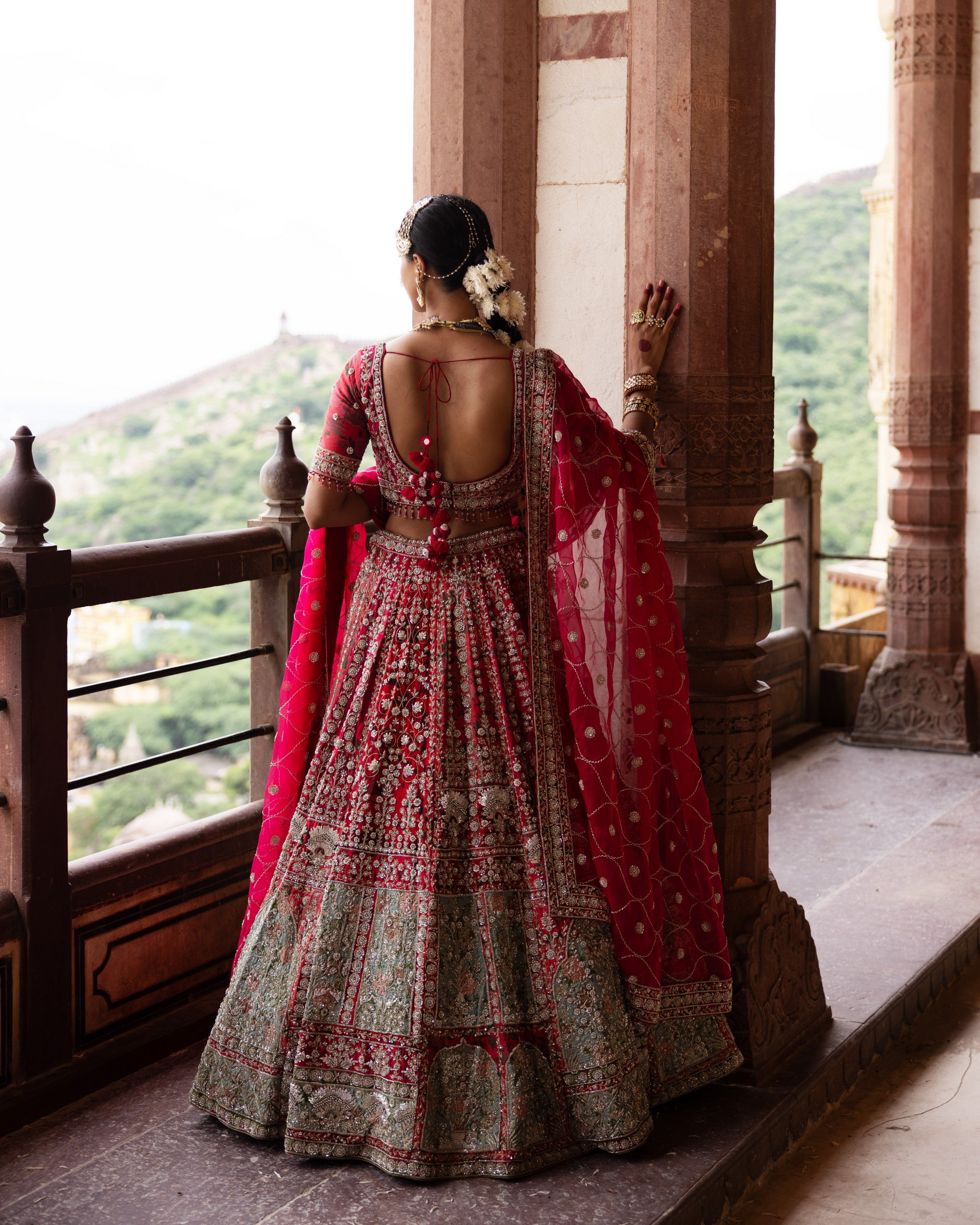 Empress Red Bridal Lehenga