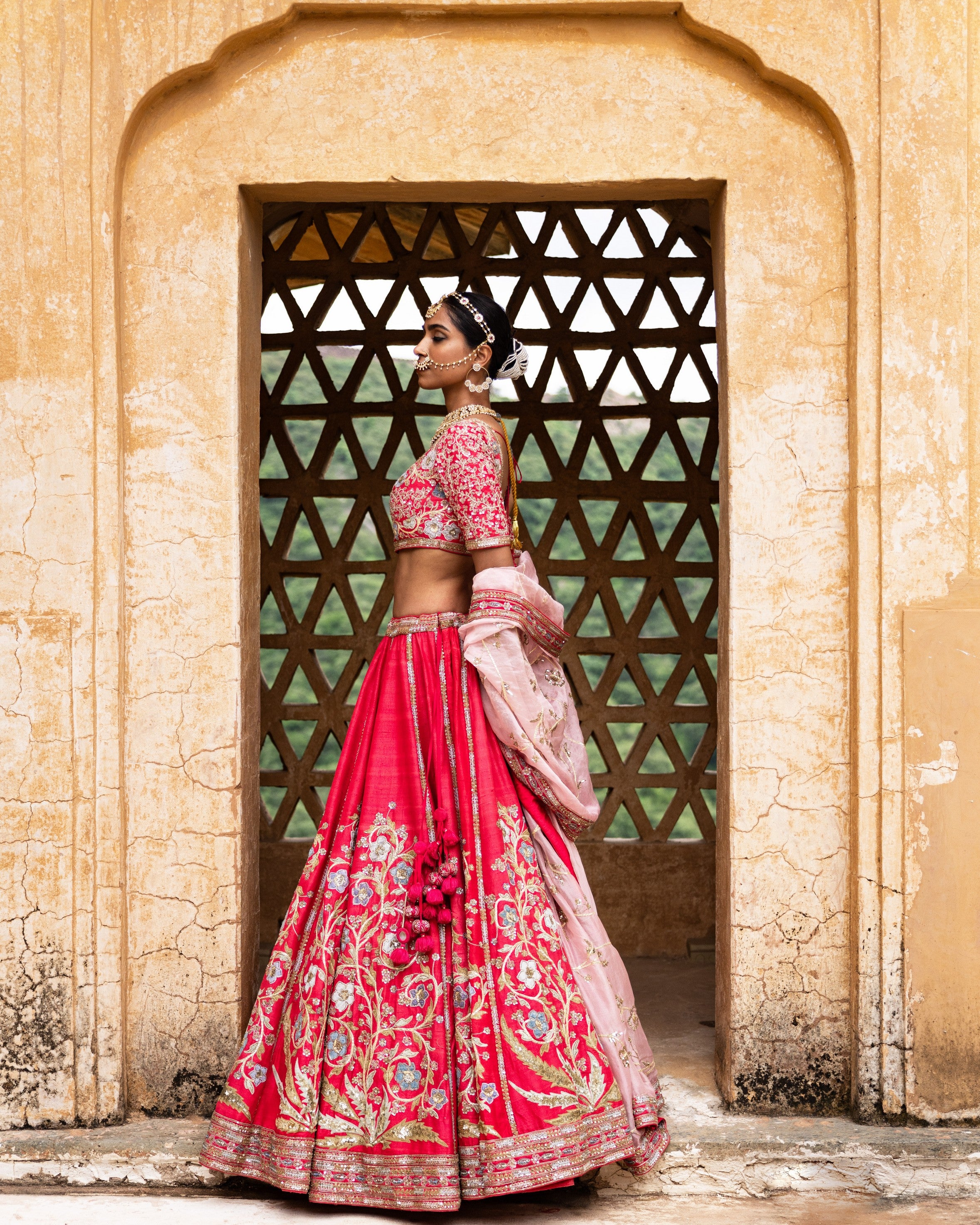 Floral Whispers Lehenga