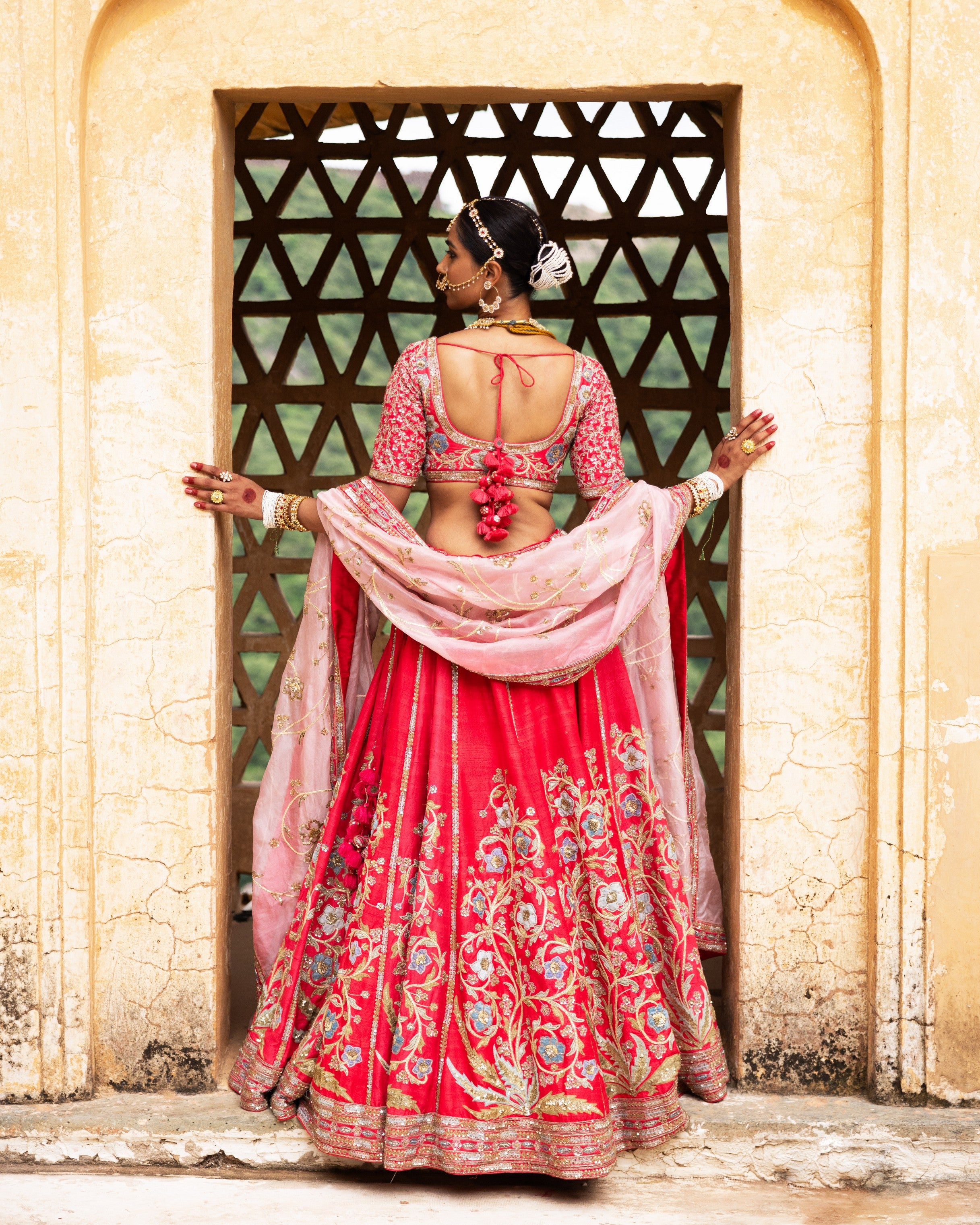 Floral Whispers Lehenga