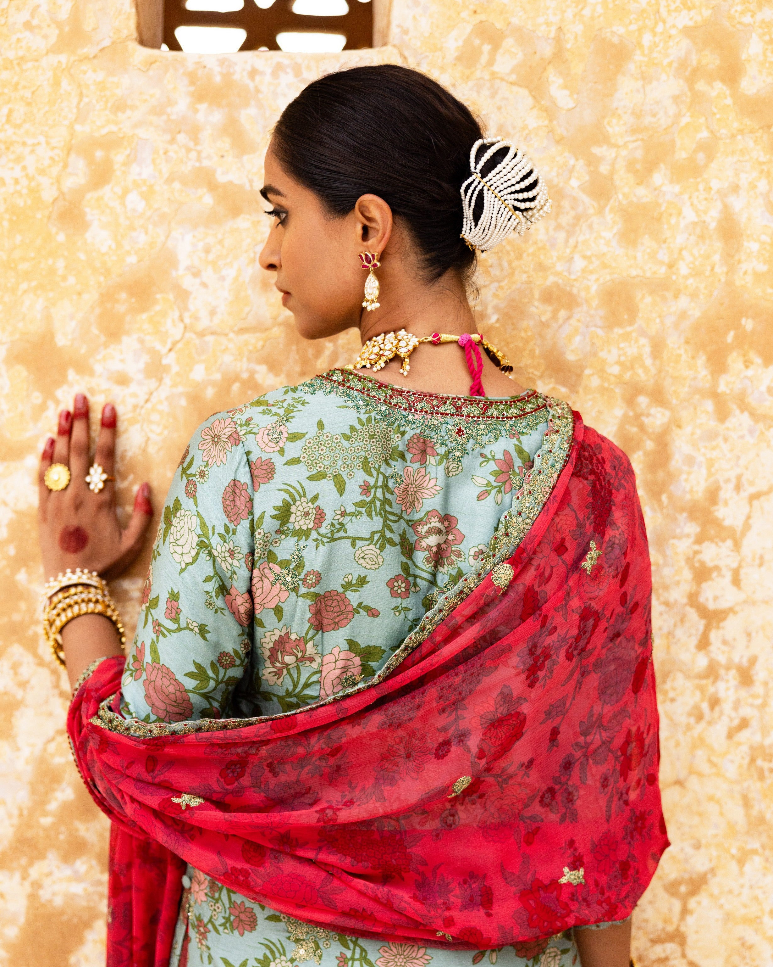 Cerulean Blush Regalia Lehenga