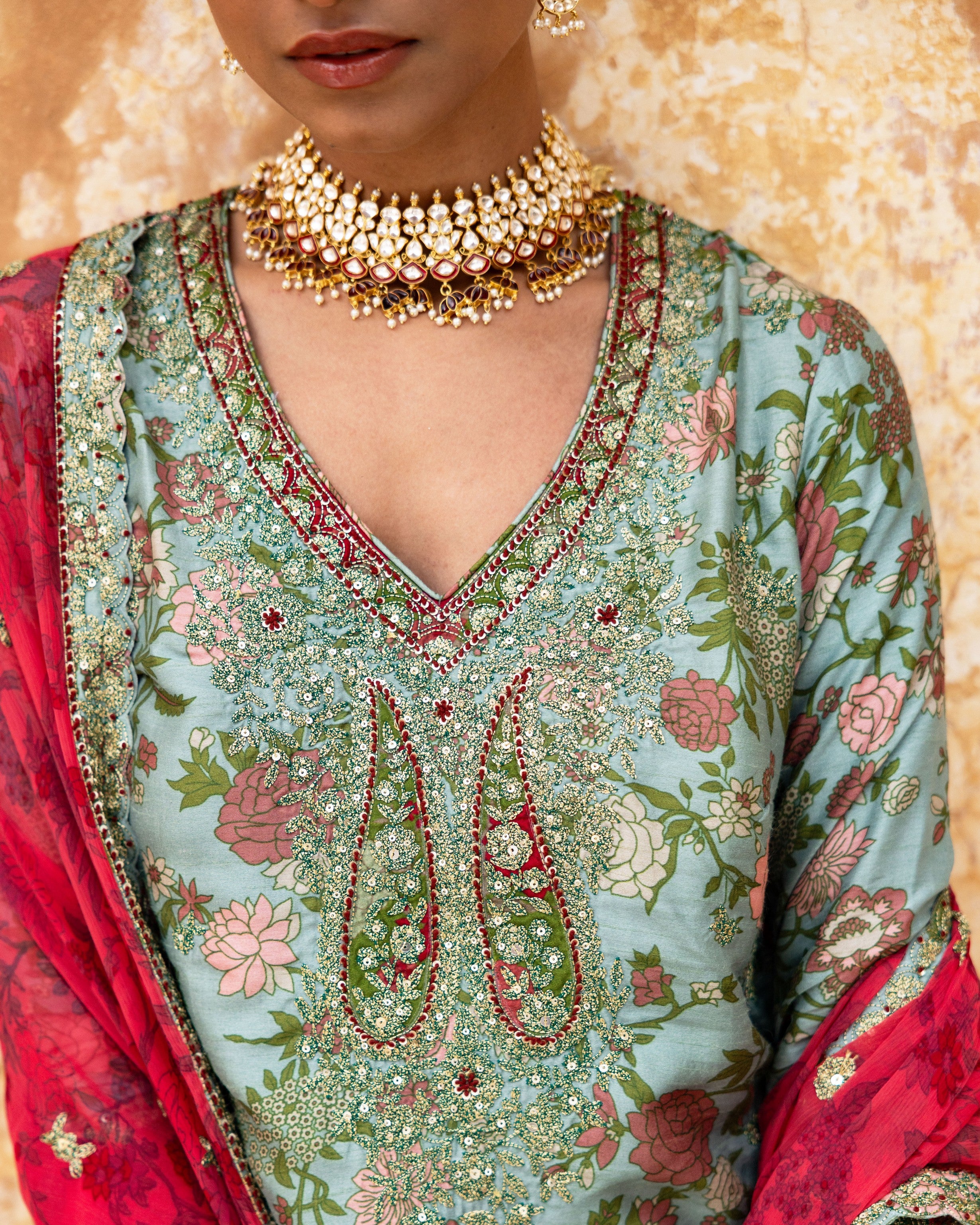 Cerulean Blush Regalia Lehenga