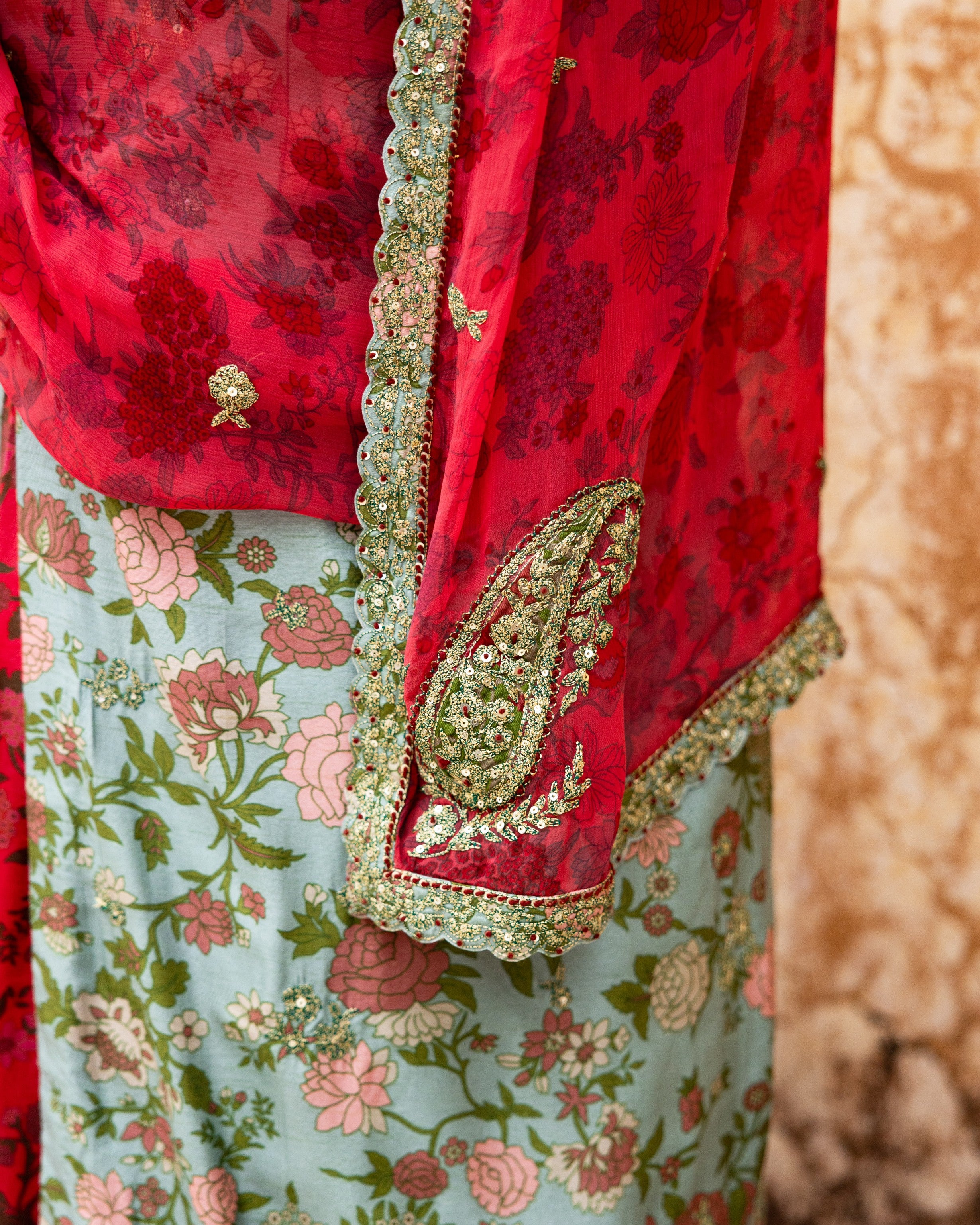 Cerulean Blush Regalia Lehenga