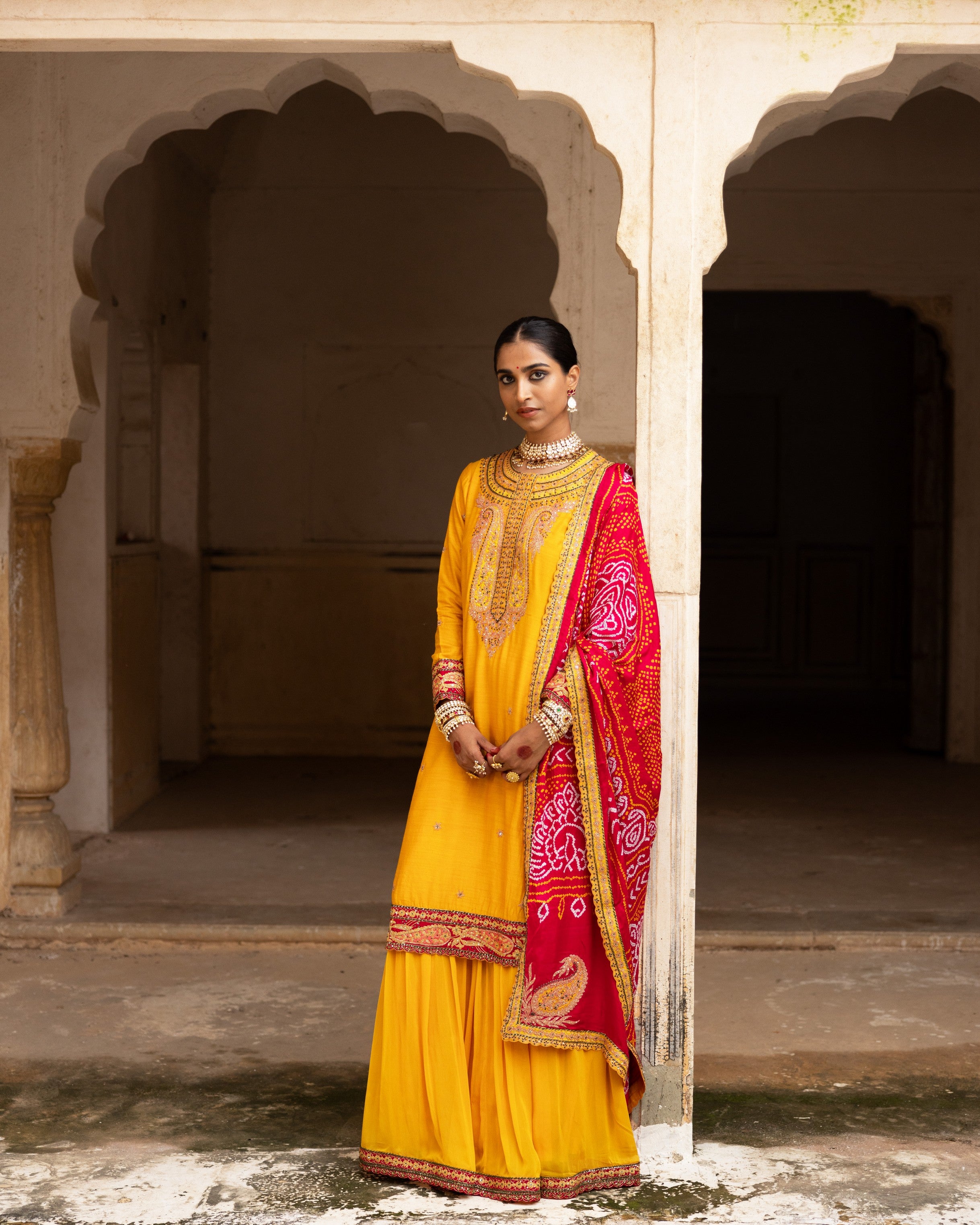 Haldi Bliss Sharara Set