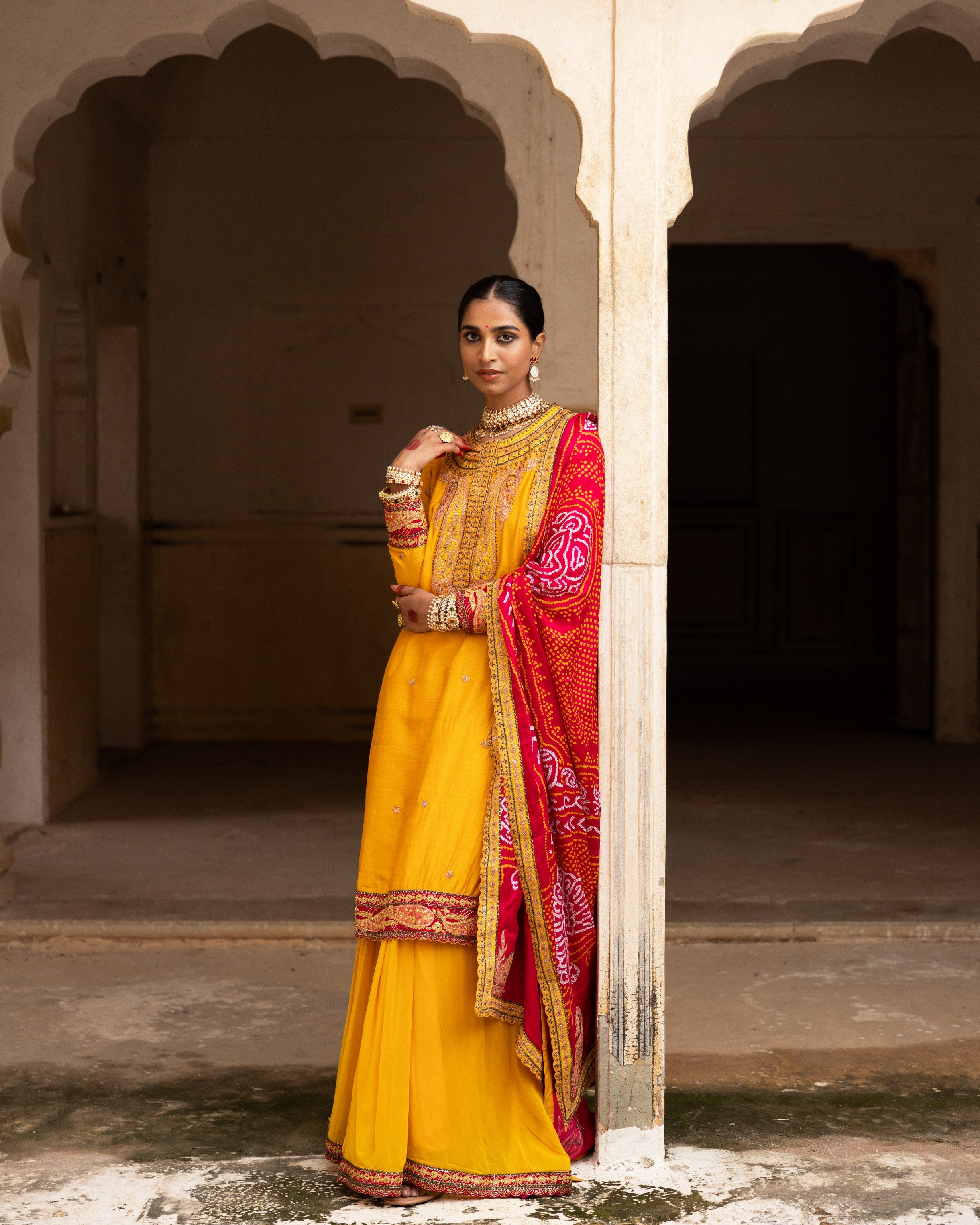 Haldi Bliss Sharara Set