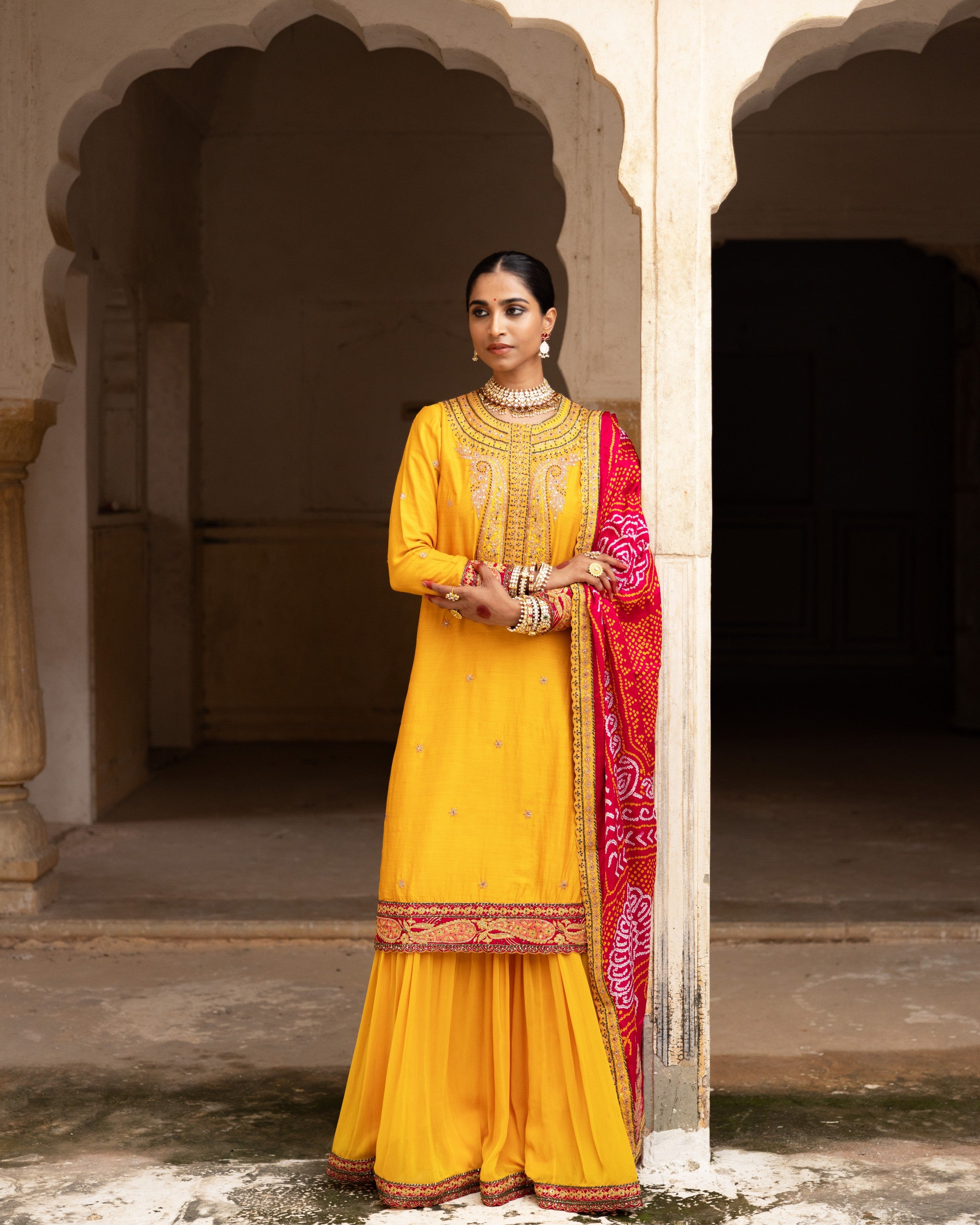 Haldi Bliss Sharara Set