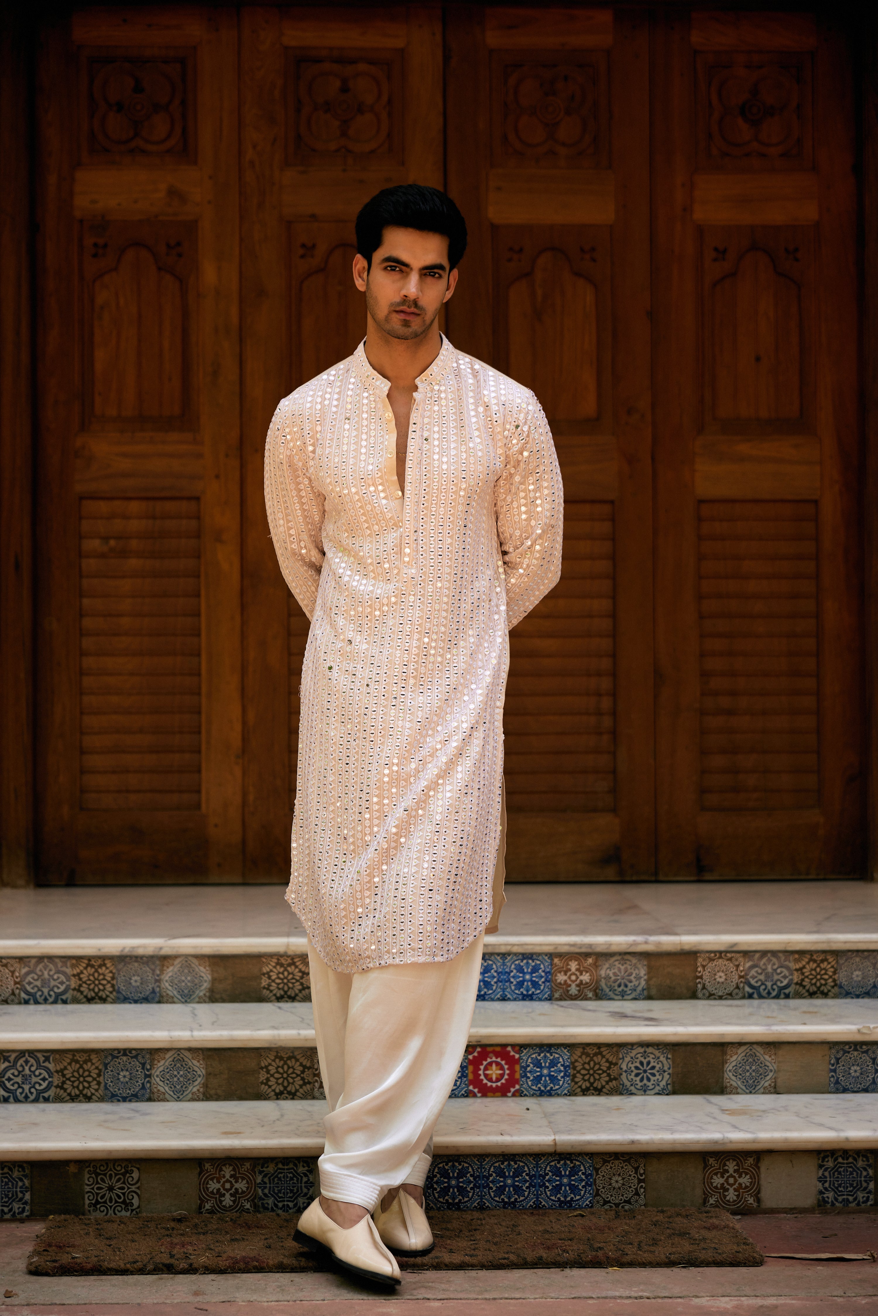 YASIR KURTA (SOFT BEIGE)
