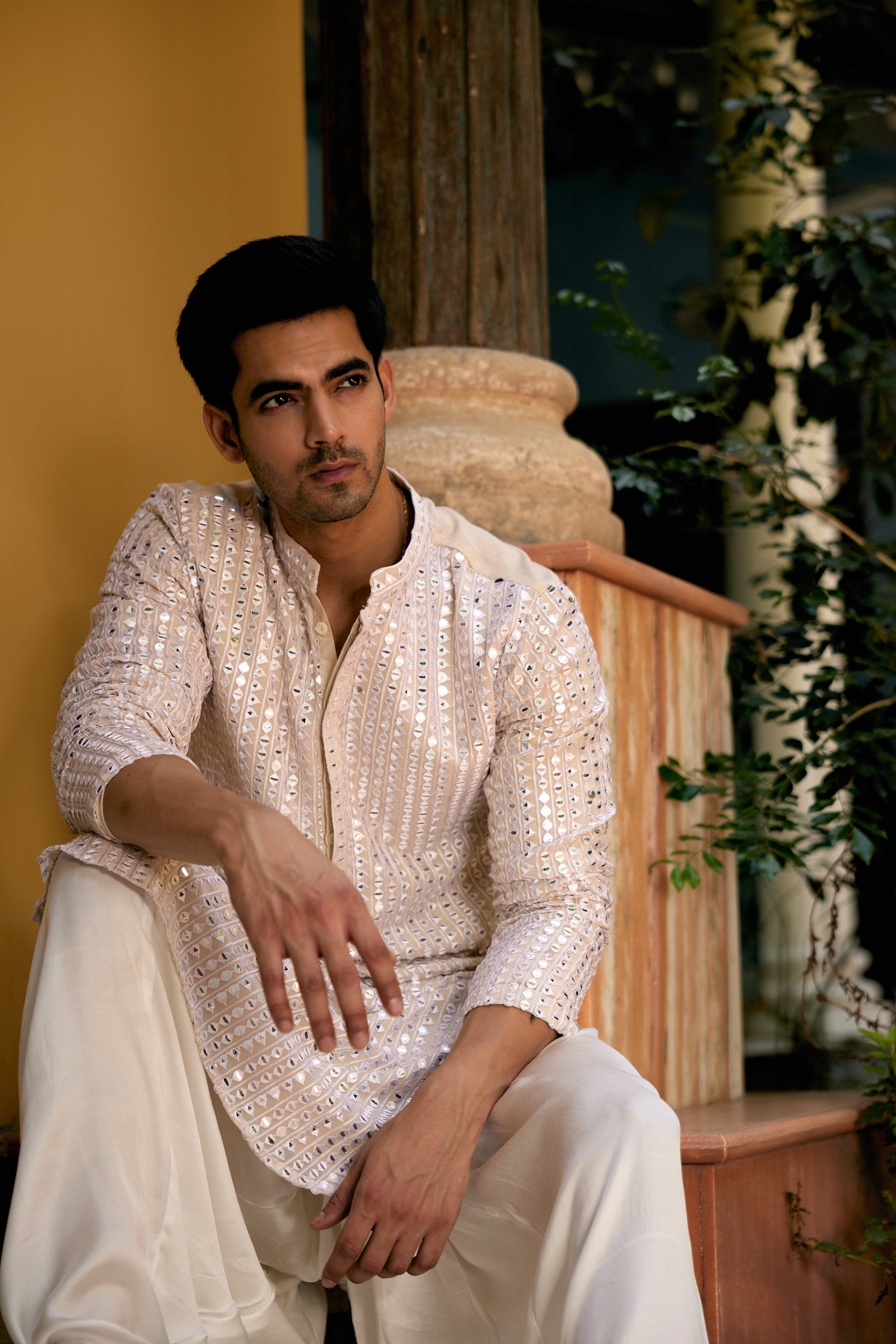 YASIR KURTA (SOFT BEIGE)