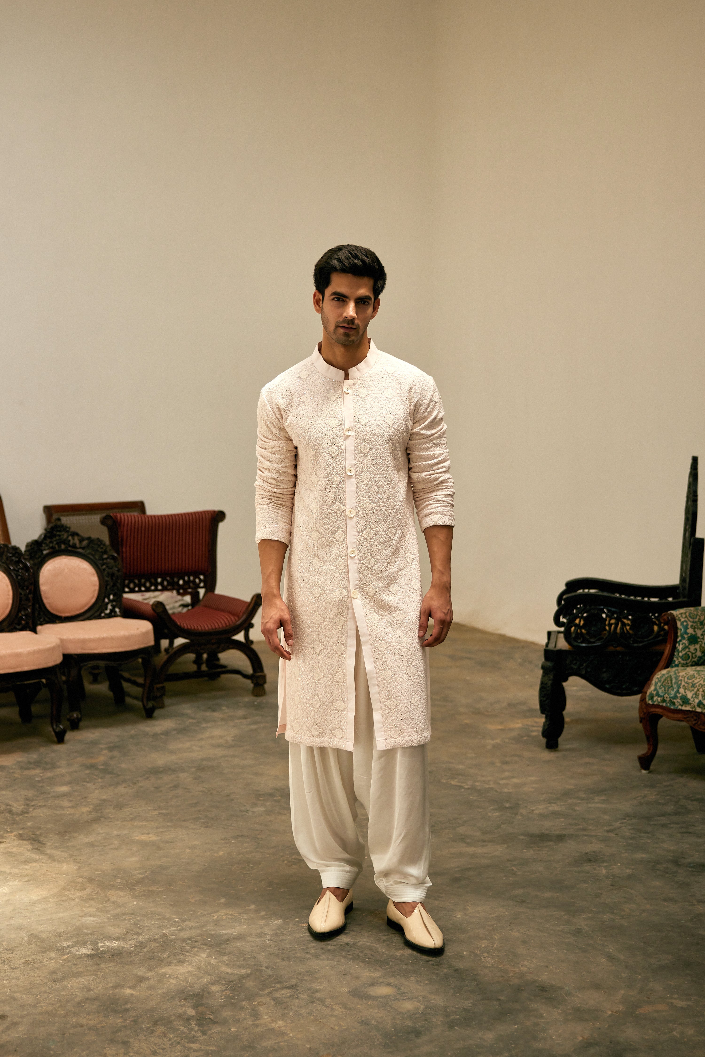 UMAIR KURTA (LIGHT PINK)