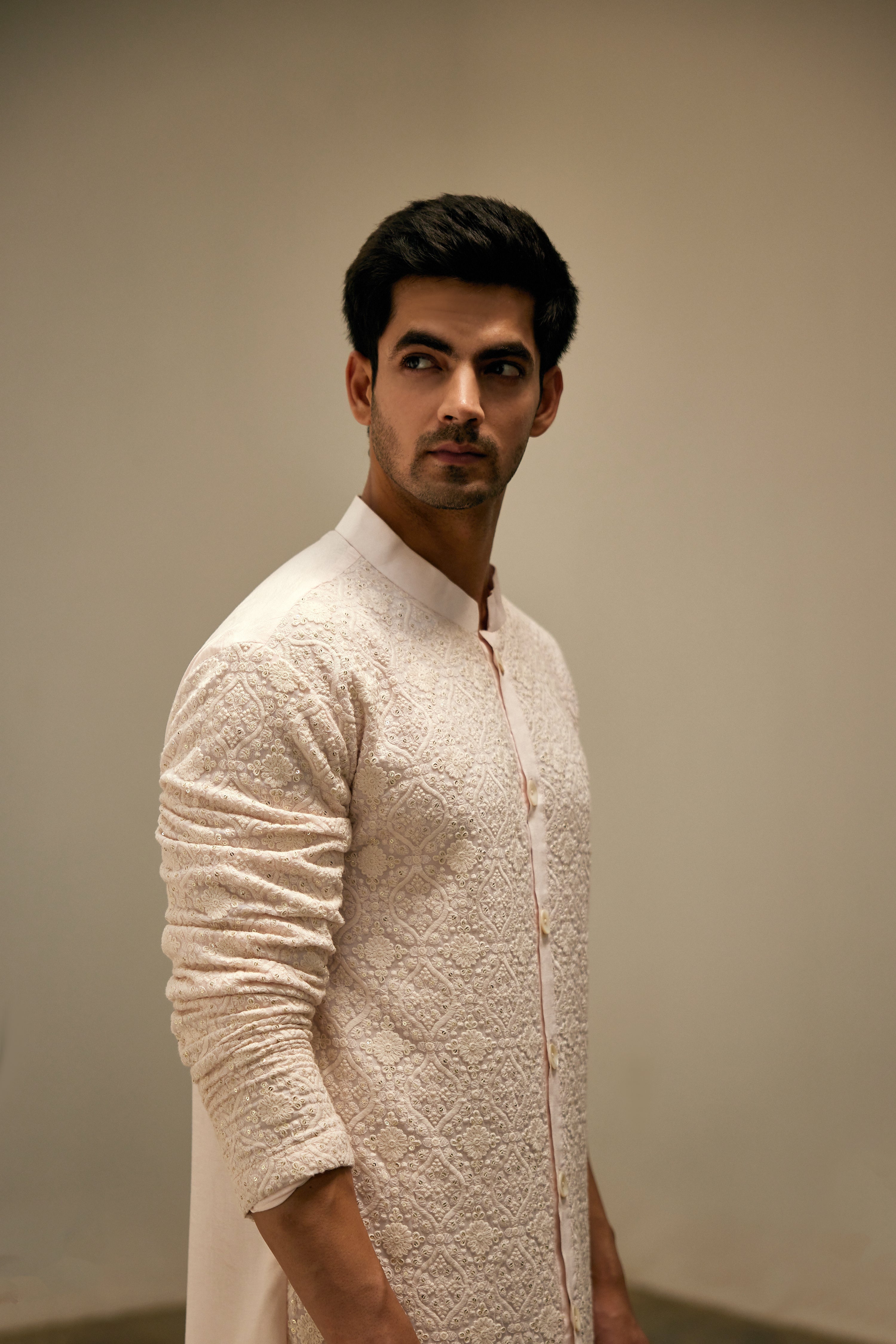UMAIR KURTA (LIGHT PINK)
