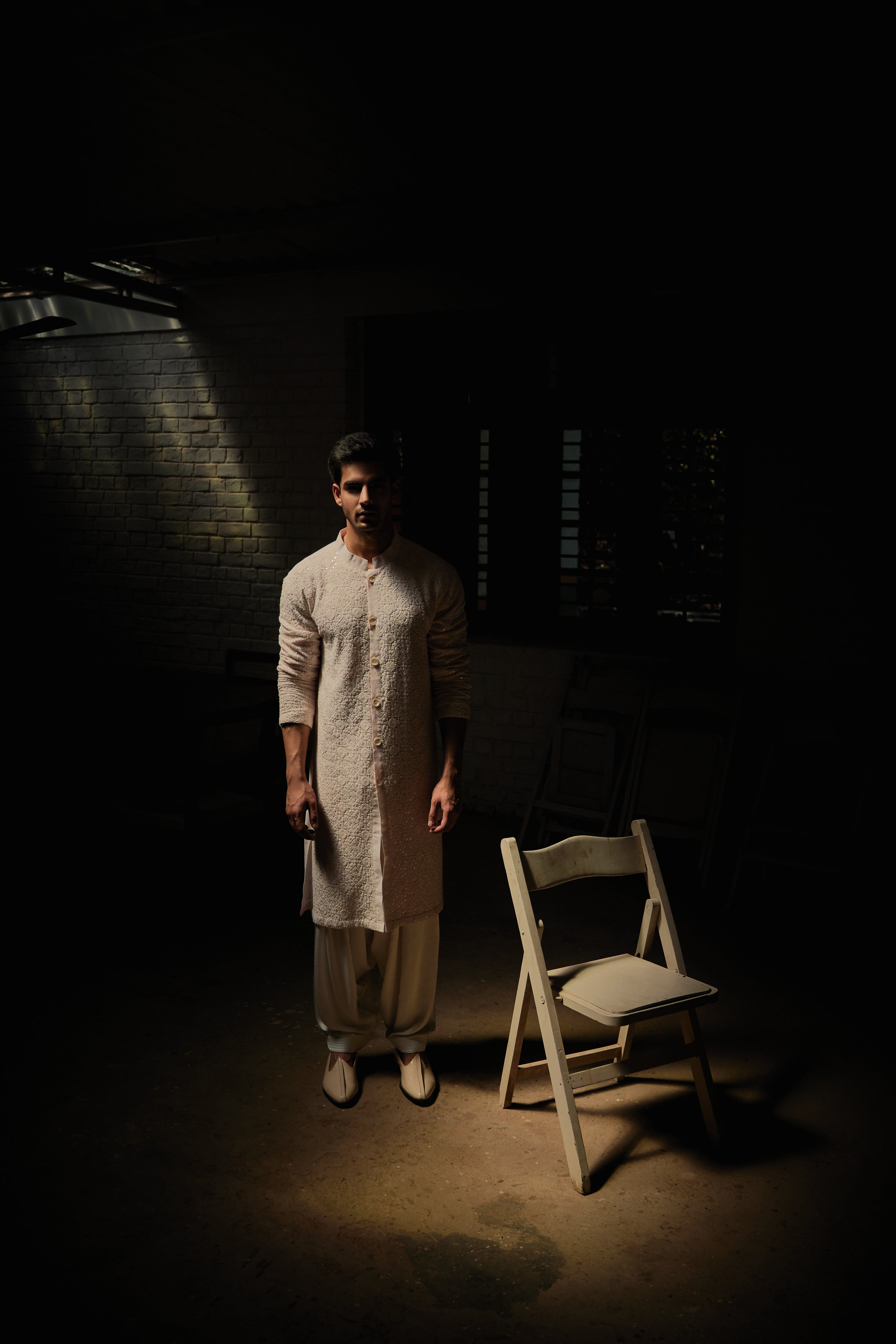 UMAIR KURTA (LIGHT PINK)