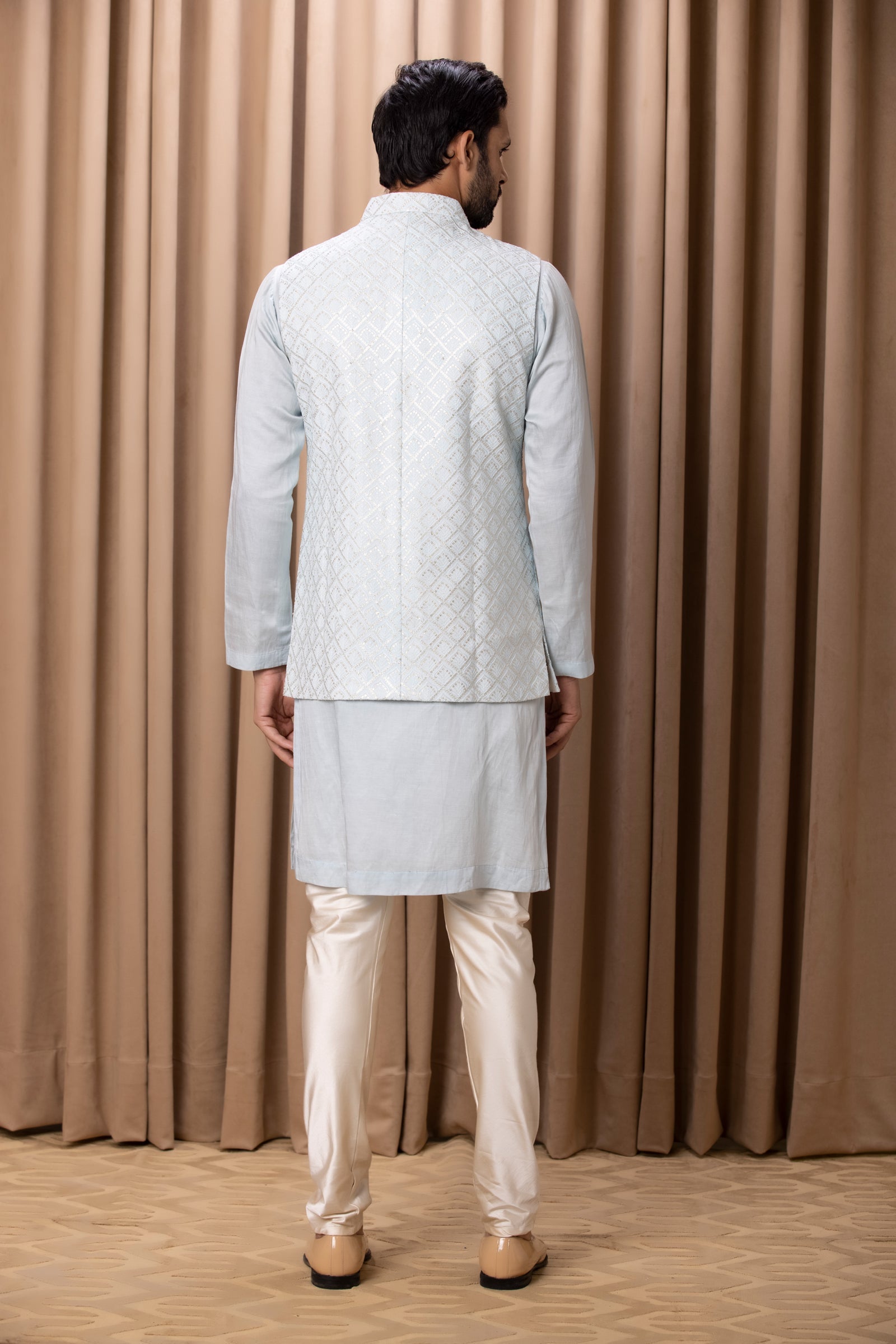 RANJHA BANDI SET (POWDER BLUE)