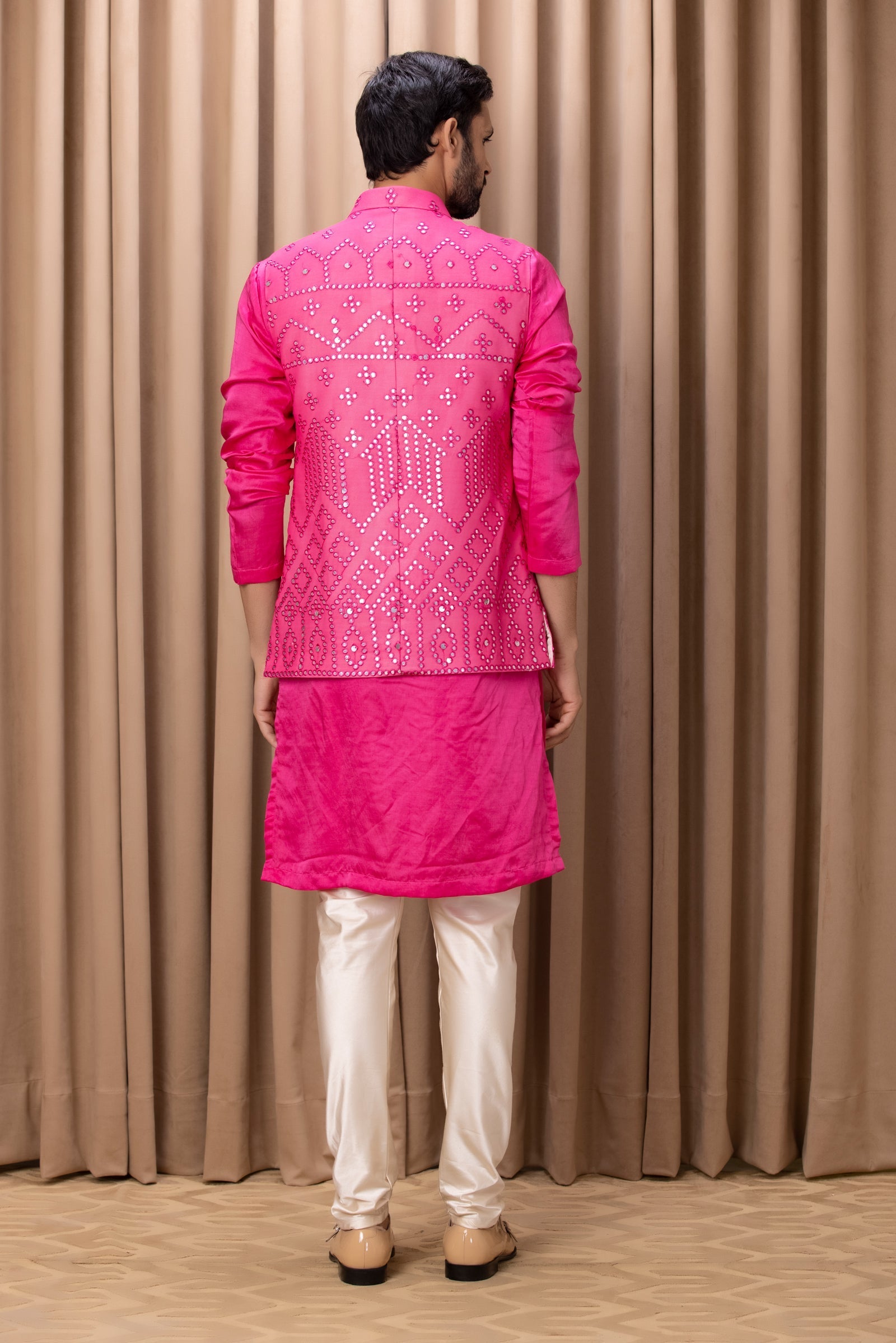 IMRAN BANDI SET (HOT PINK)