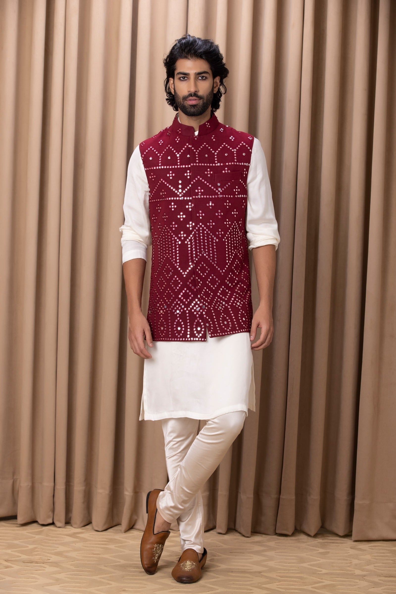 IMRAN BANDI SET (WINE)