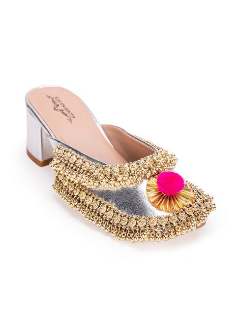 Gold Ghungroo Crown(heel)