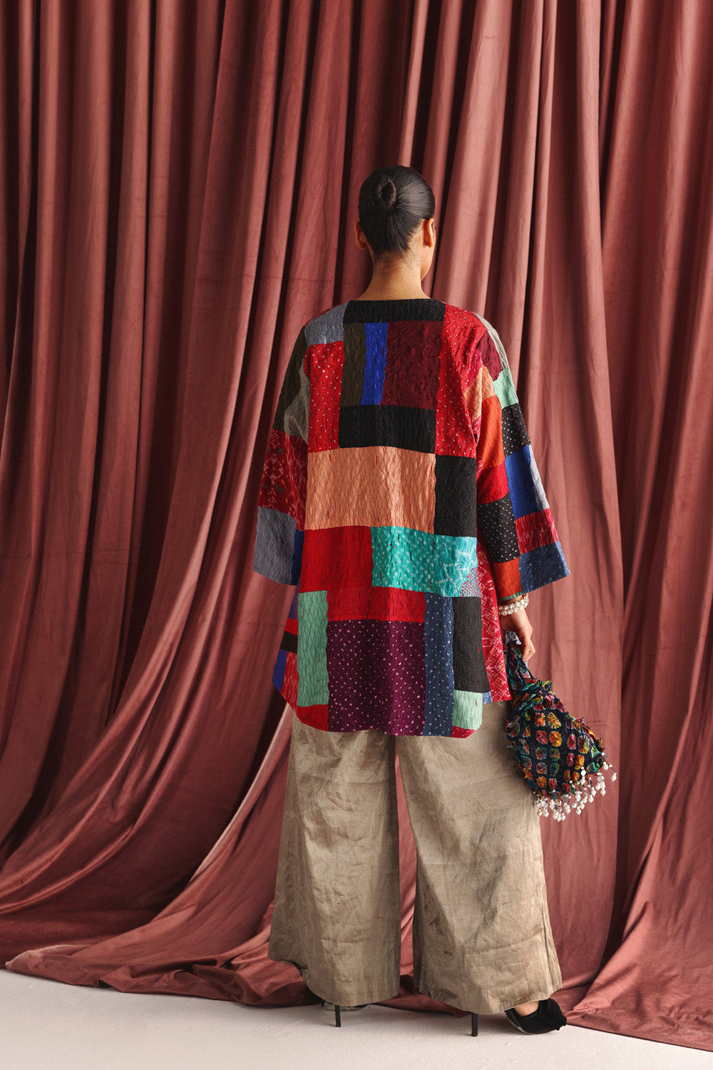 Recycled long jacket