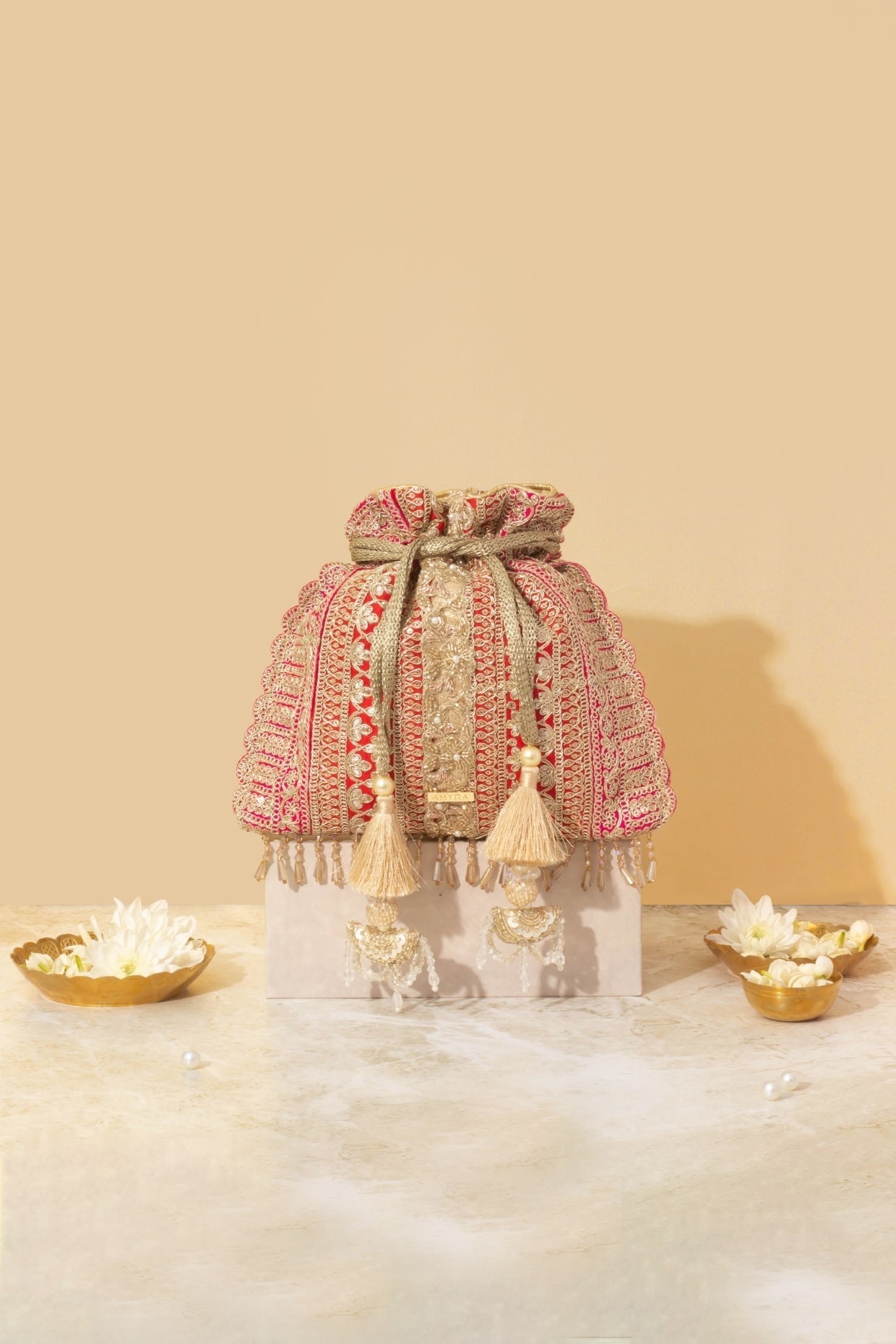 Naaz Potli - Red & Pink