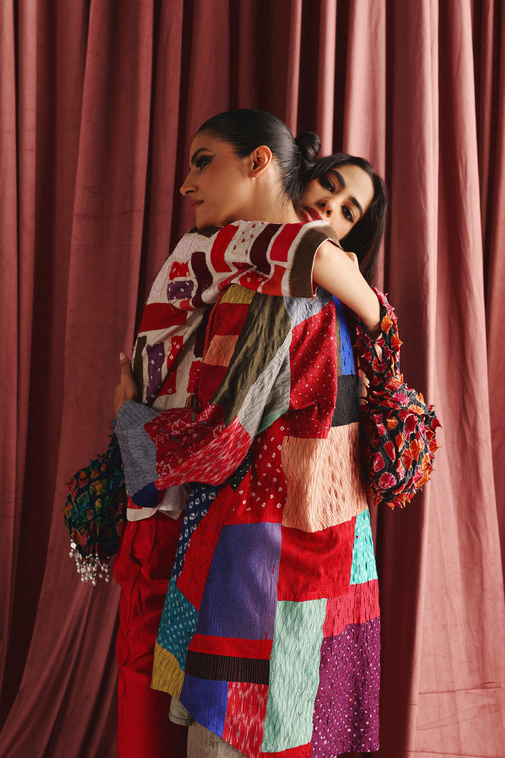 Recycled long jacket