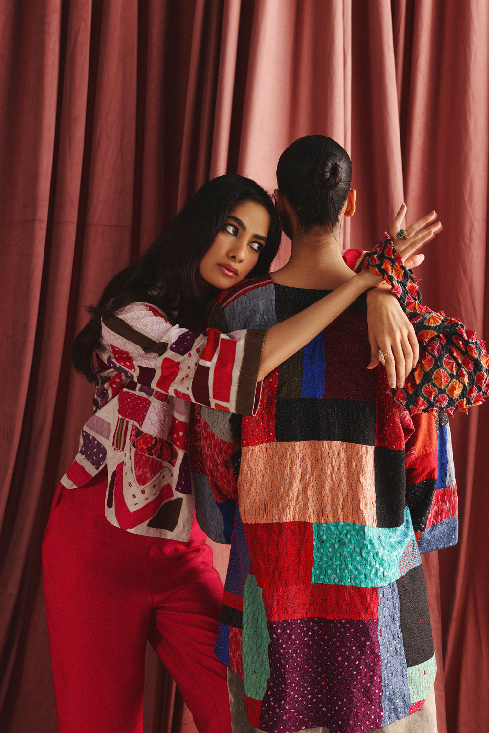 Recycled long jacket