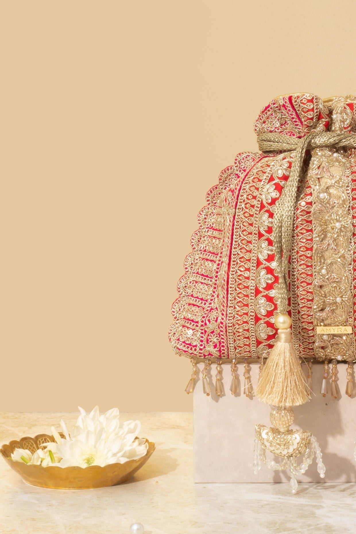 Naaz Potli - Red & Pink