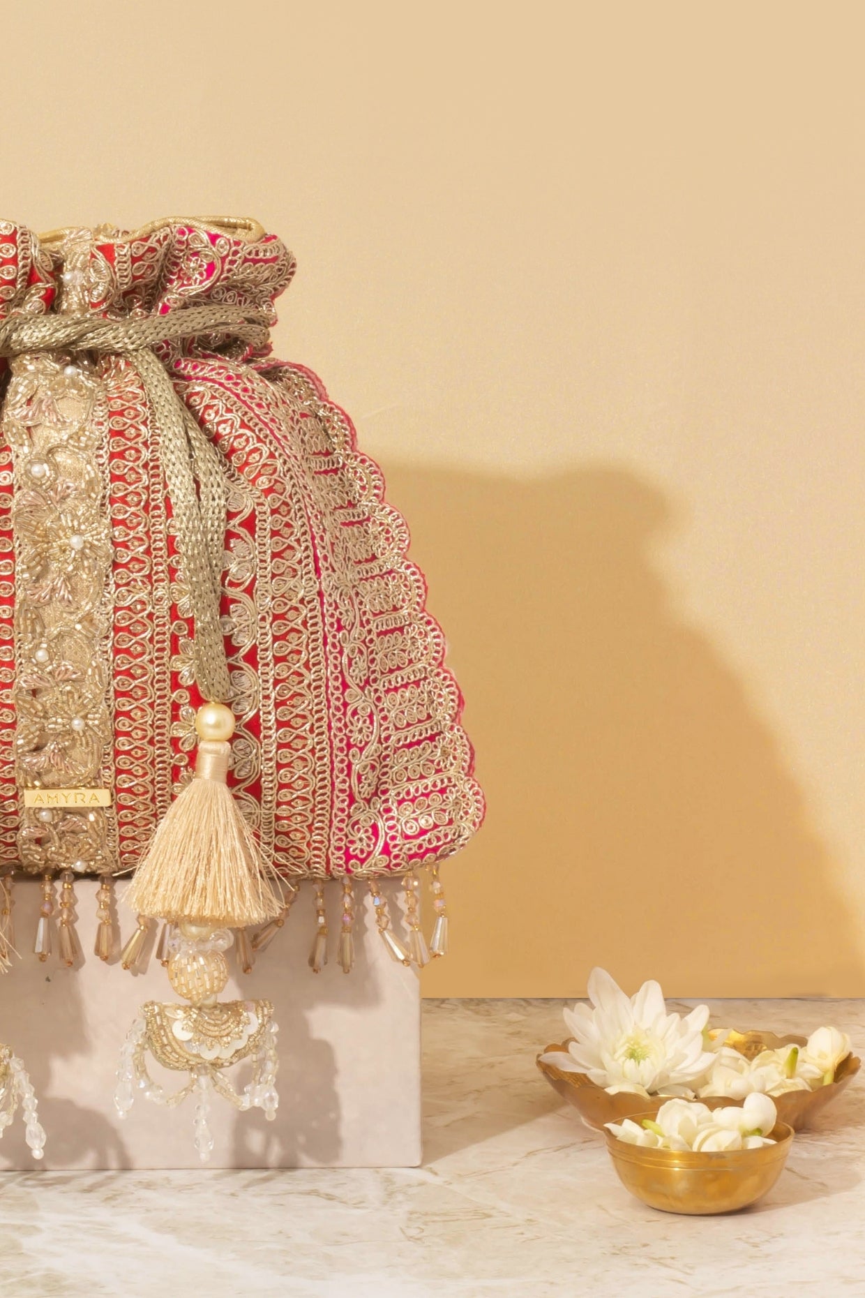 Naaz Potli - Red & Pink