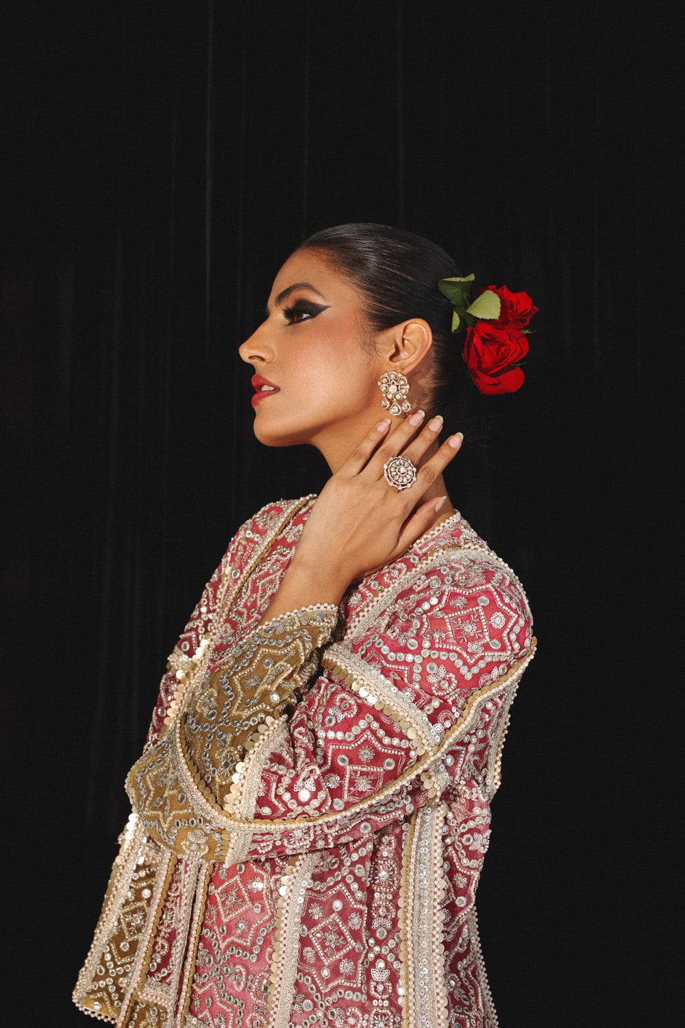 EMBELLISHED LONG JACKET