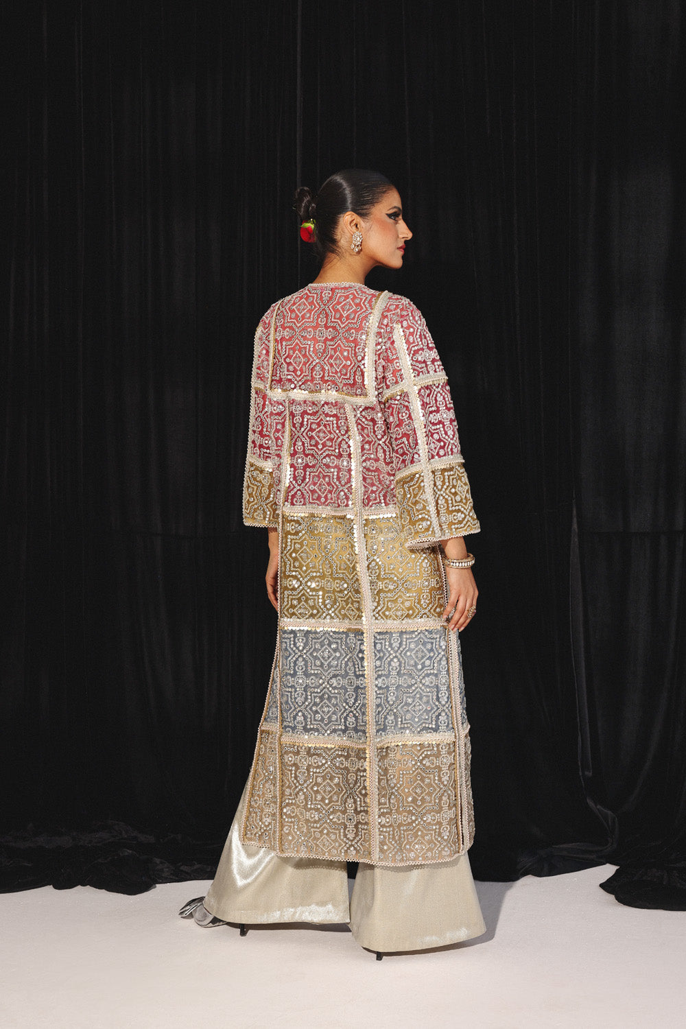 EMBELLISHED LONG JACKET