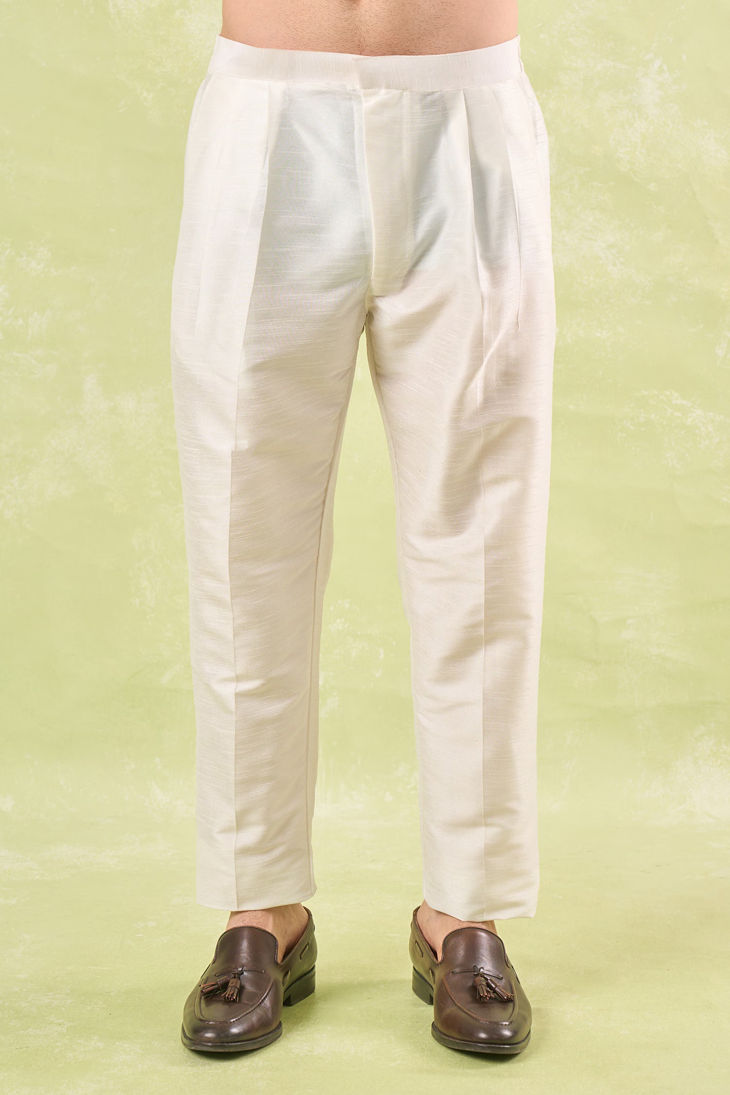 Mint Green Embroidered Kurta-Bundi Set