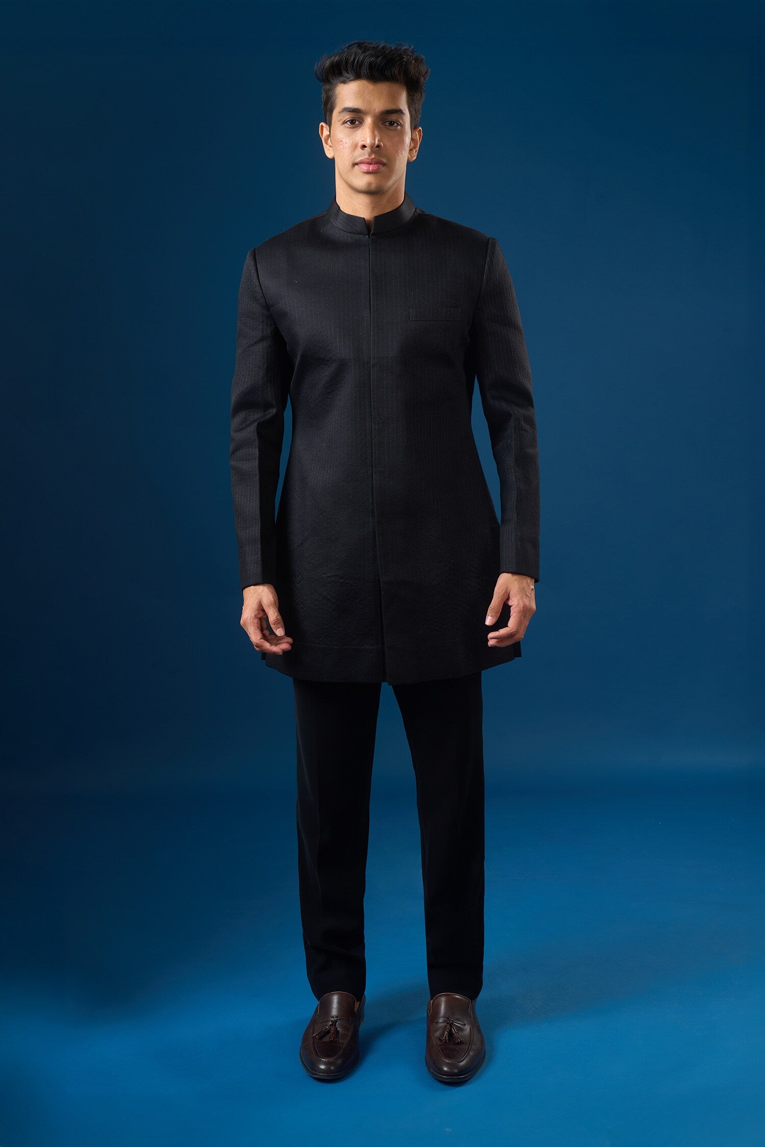 Coal Fauna Kurta-Bundi Set