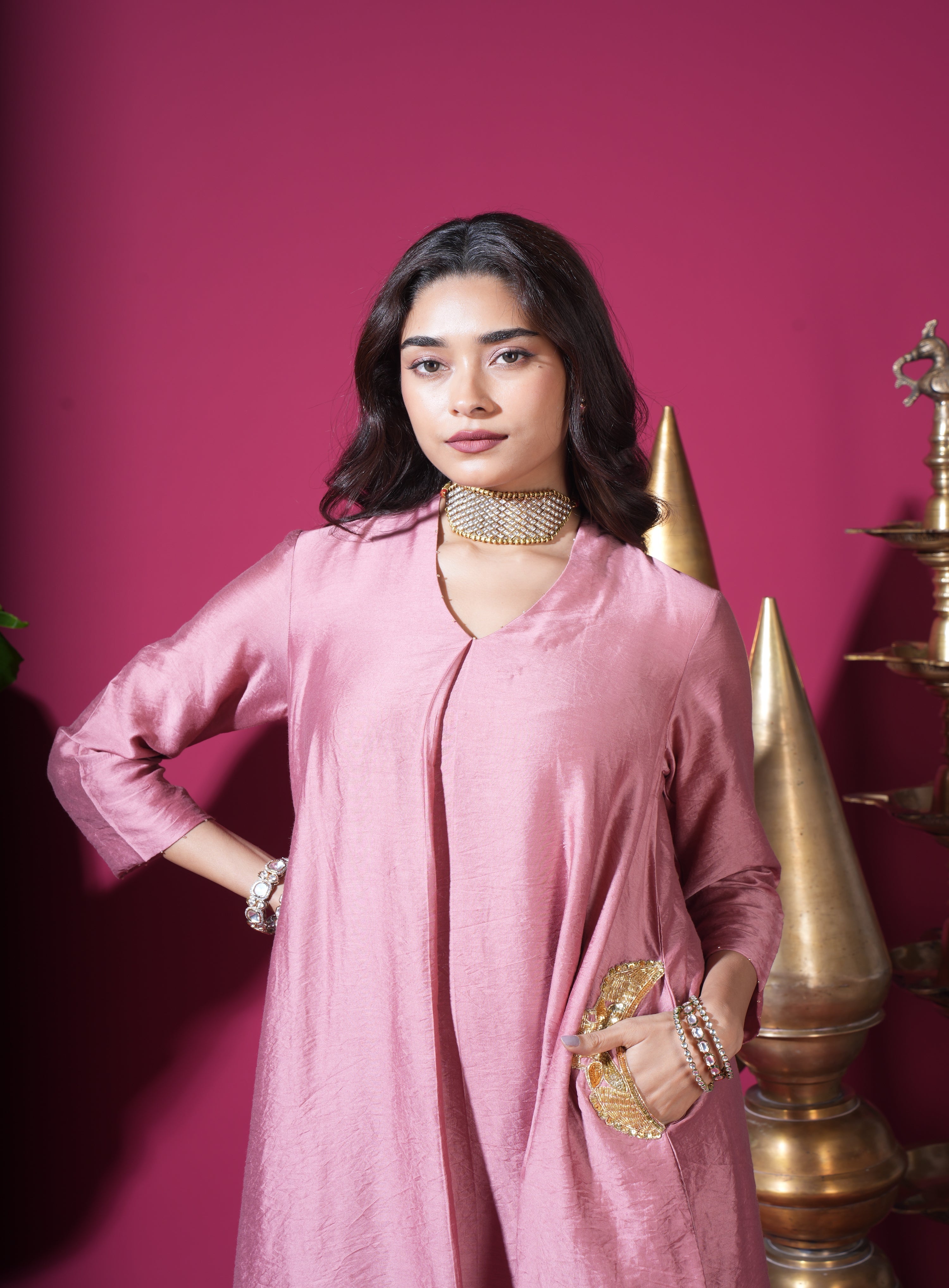 Rose Mor Pocket Kurta Set