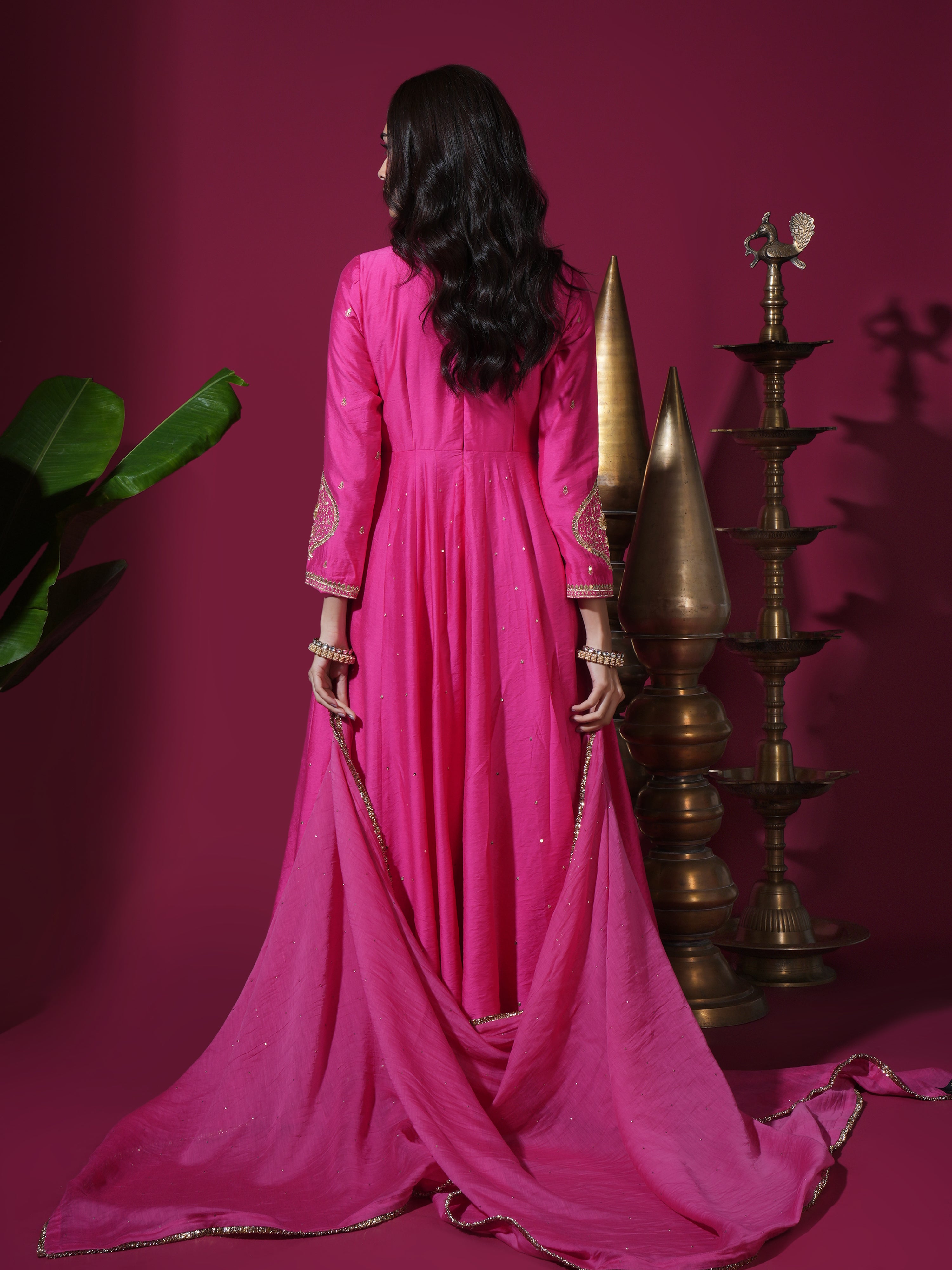 Pink Paan Anarkali