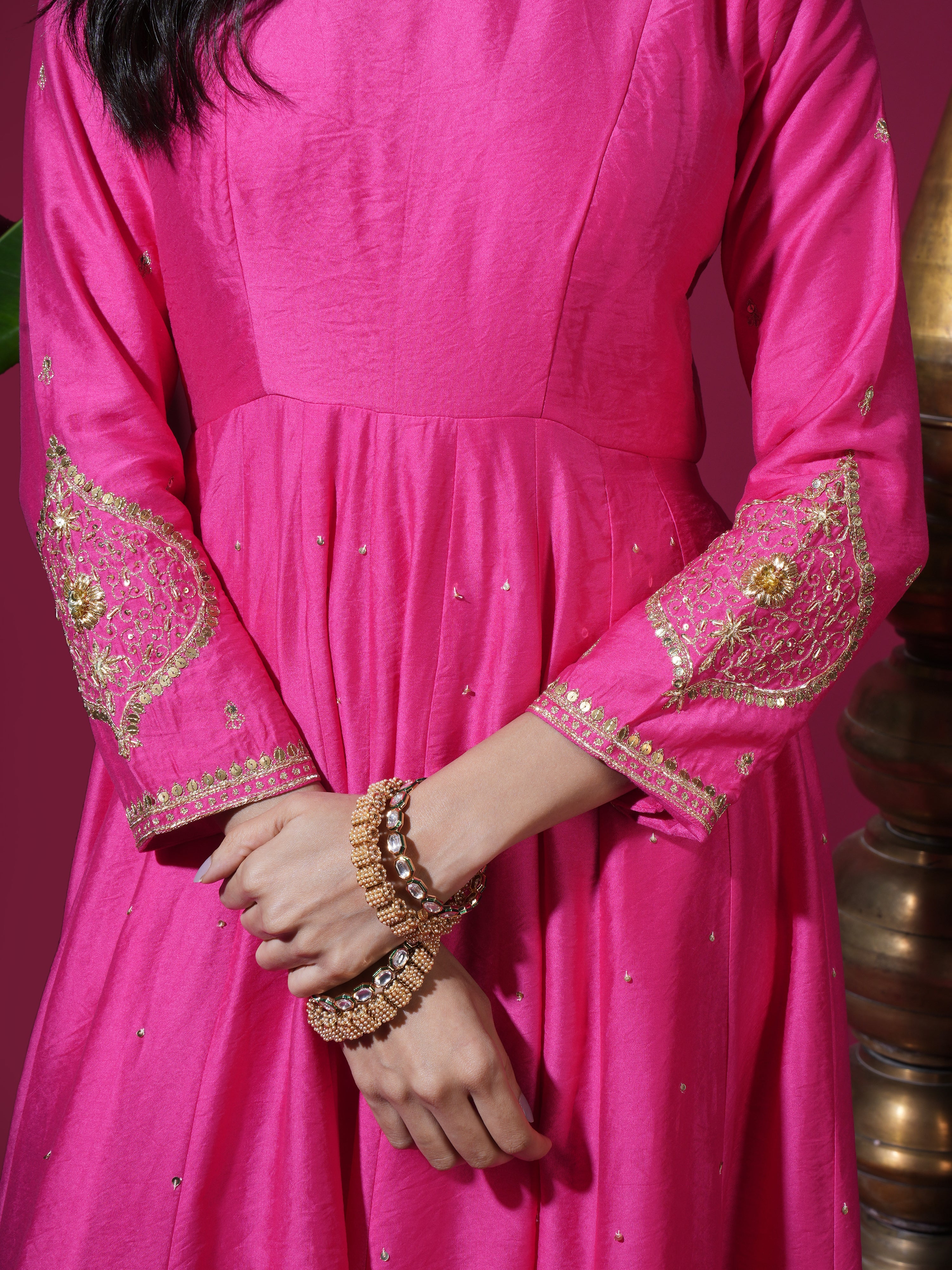 Pink Paan Anarkali