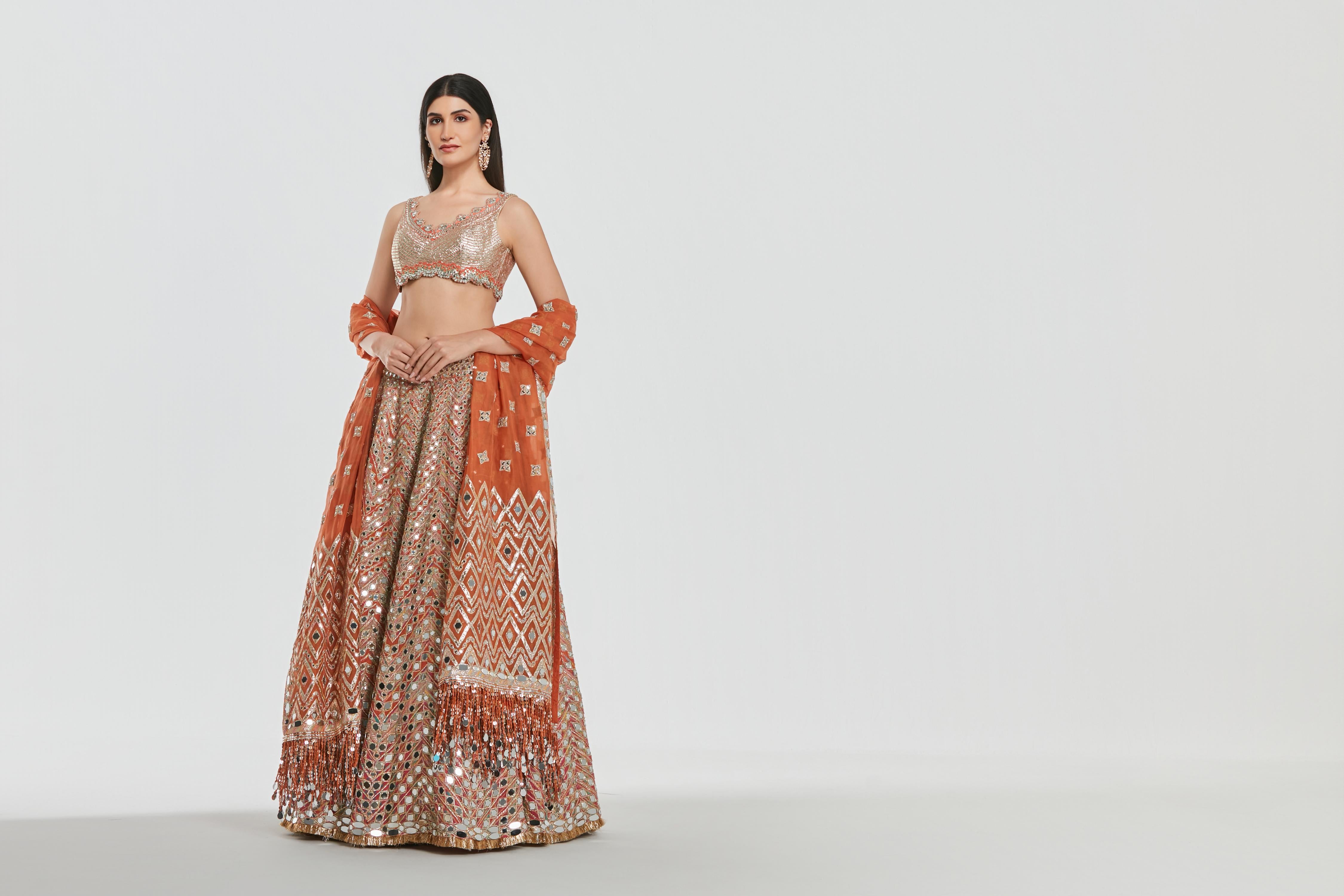 Mirror work , zari , Lurex Thread , gota