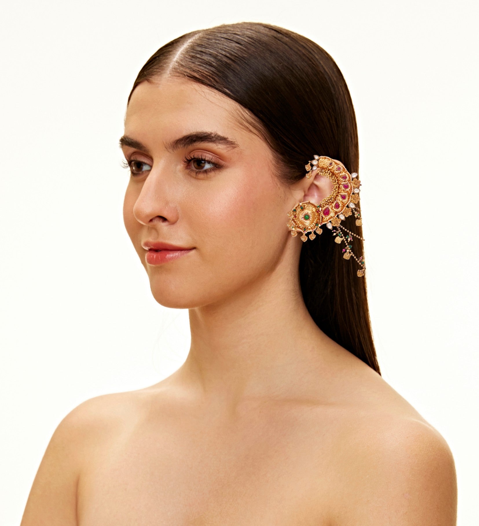 Rasya ear cuff with kanauti