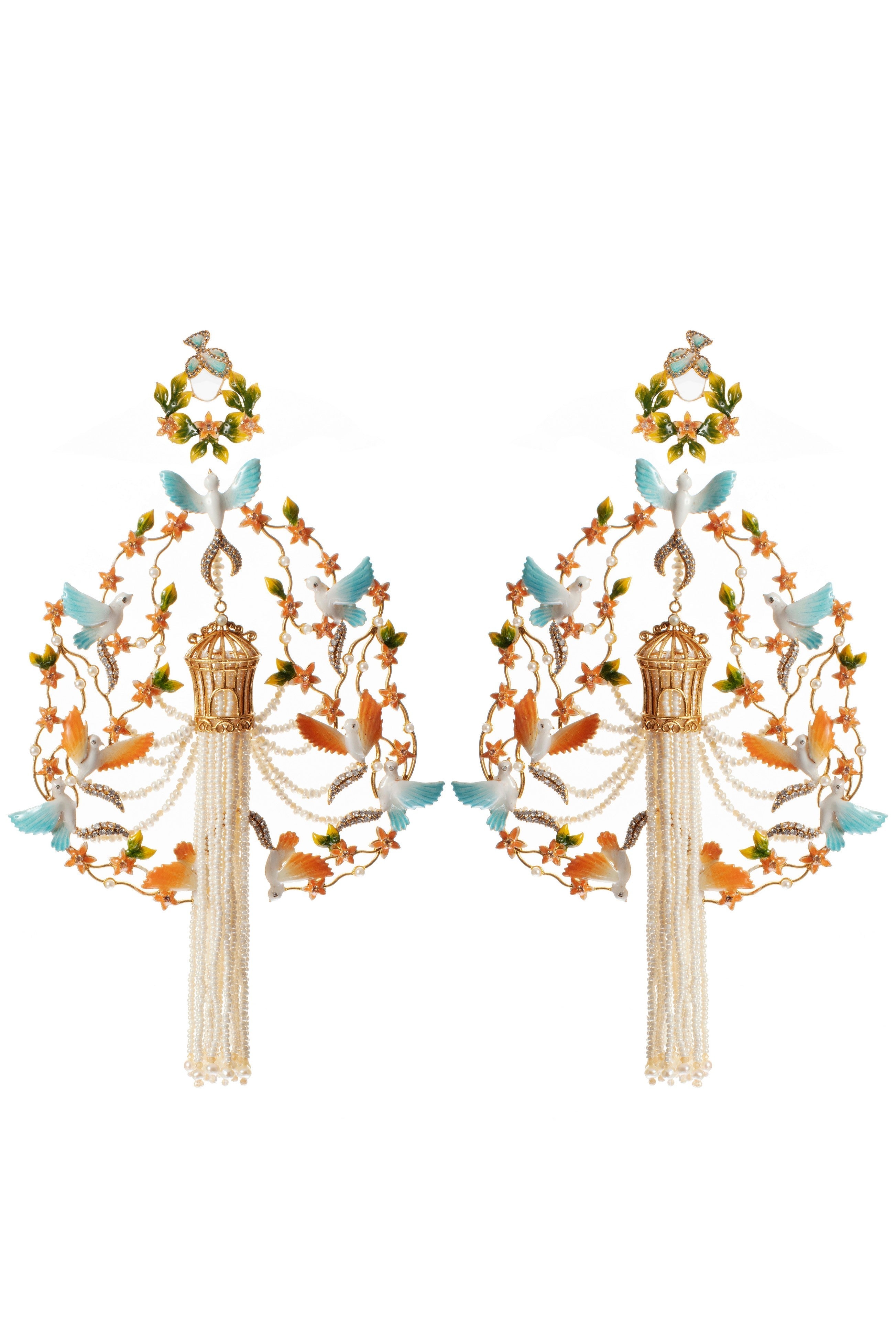 Phedora Earrings / Headband