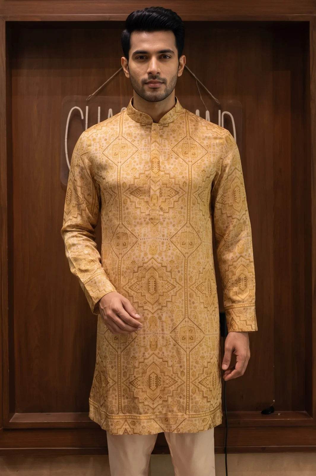 Mustard Kurta