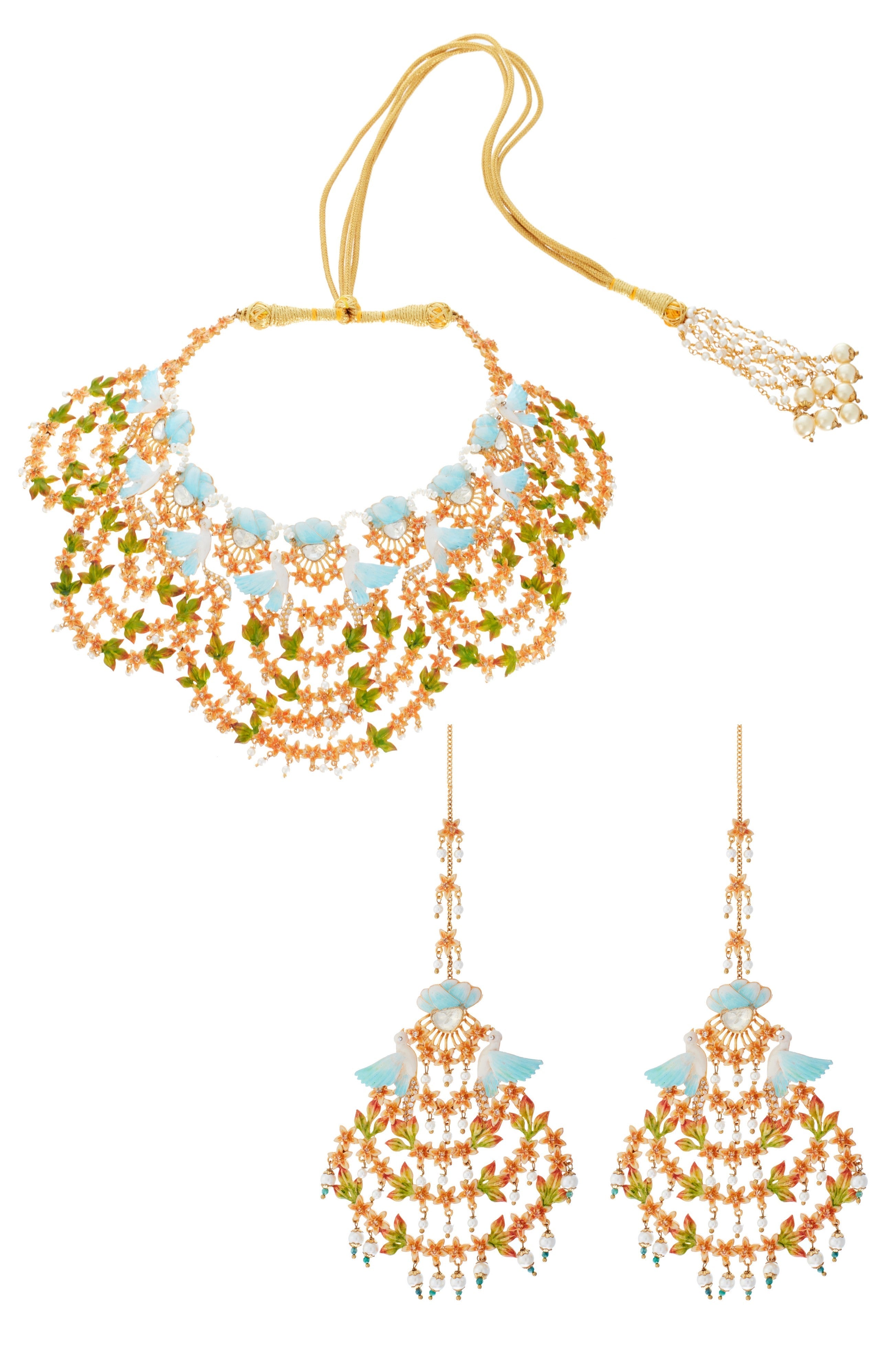 Talking to Birds Necklace set