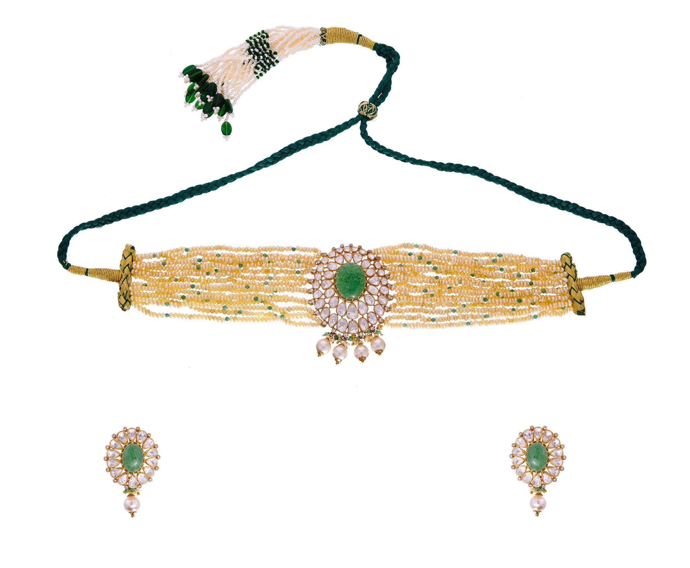 Shreemala Pearl choker set