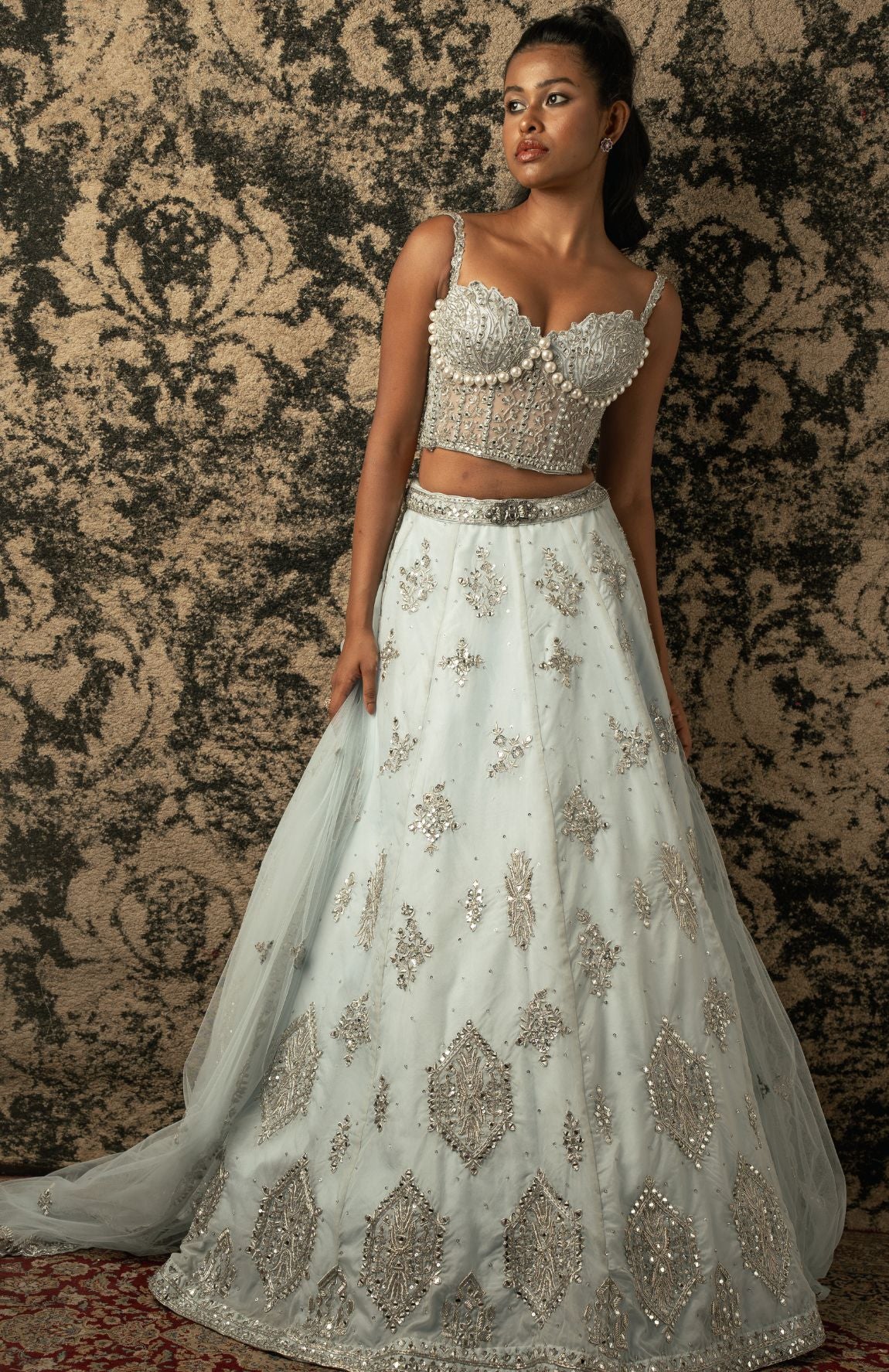 Starry Lehenga Set