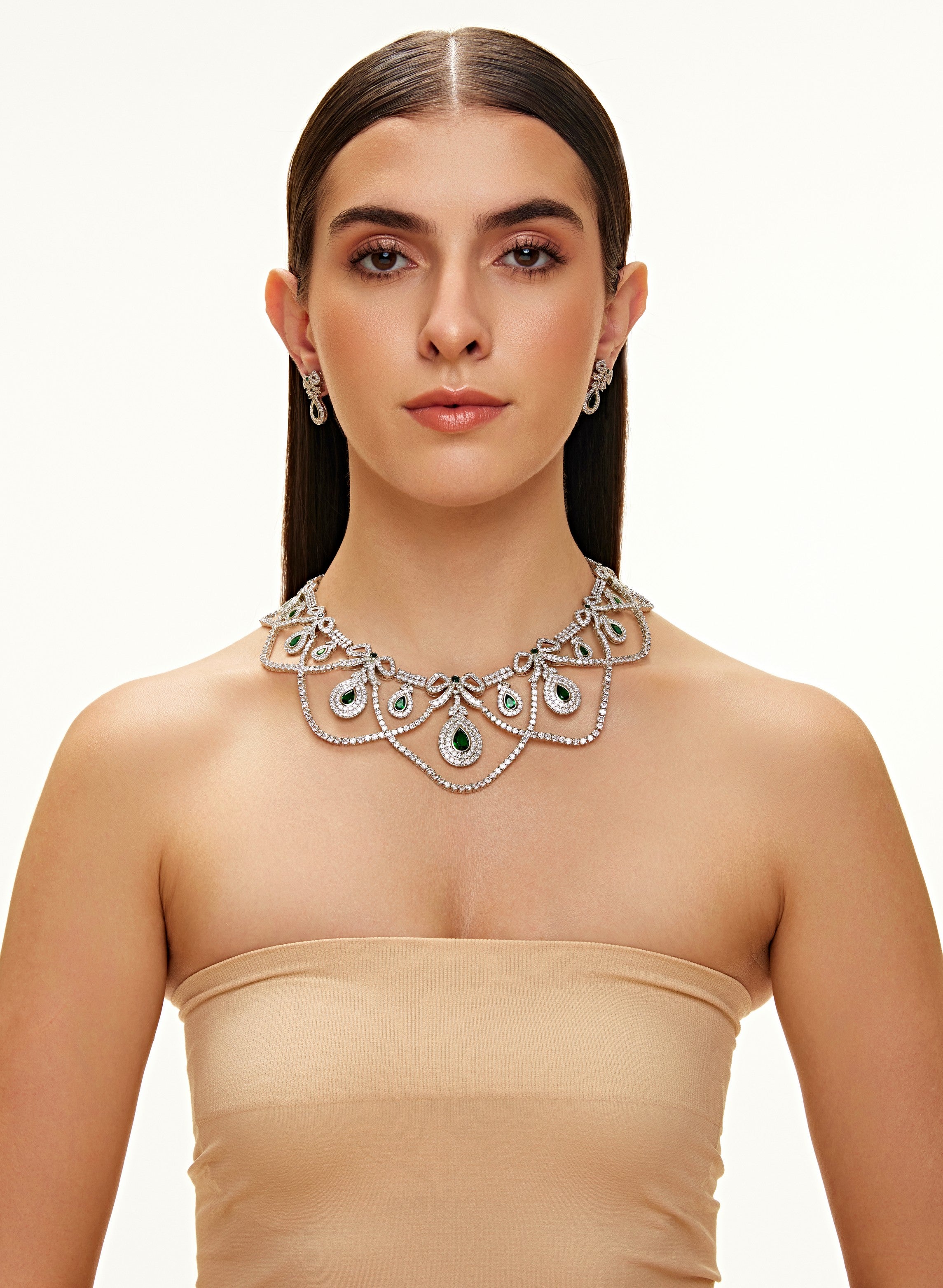 Aurora diamante necklace set
