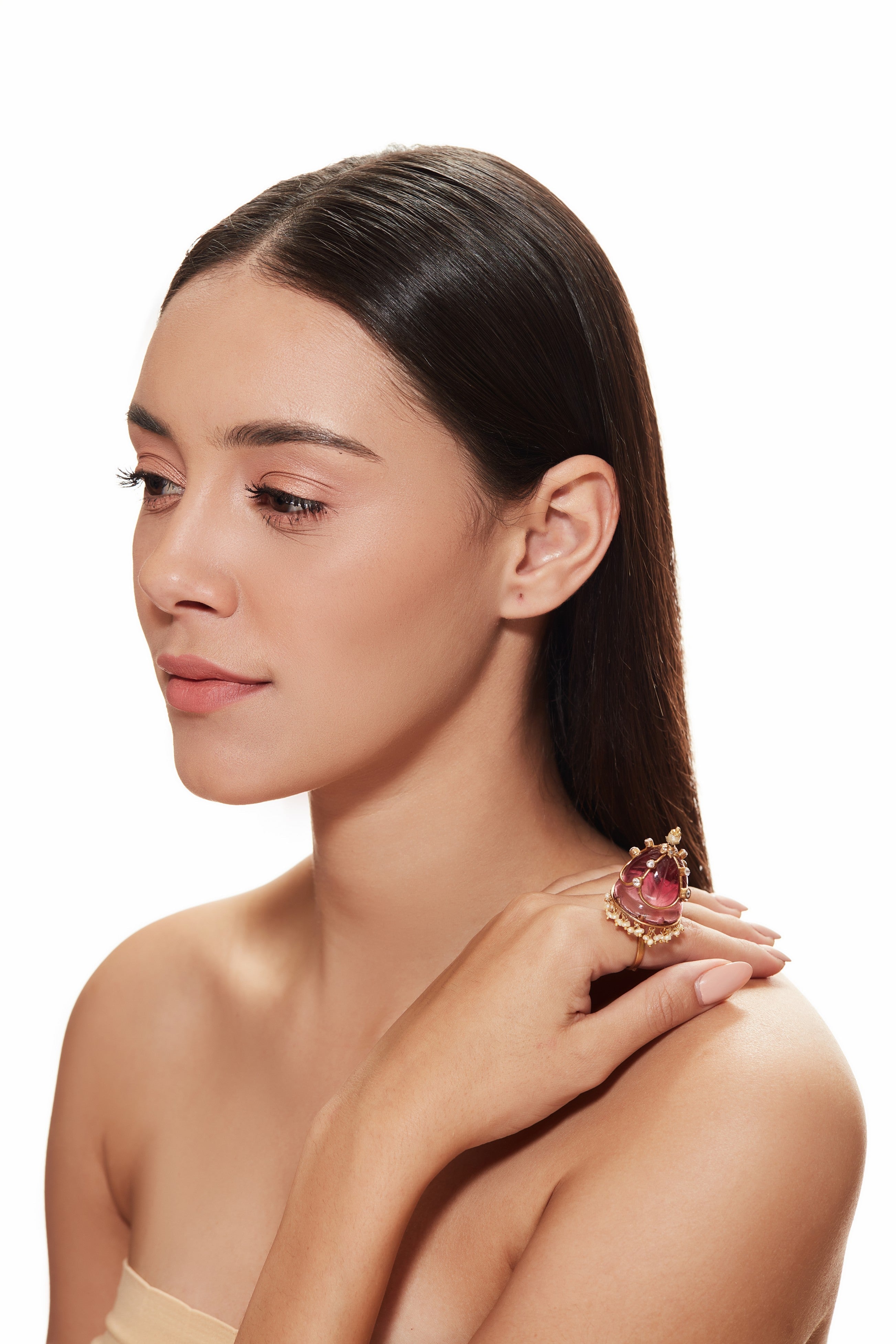 Gumbad Carved Stone Ring